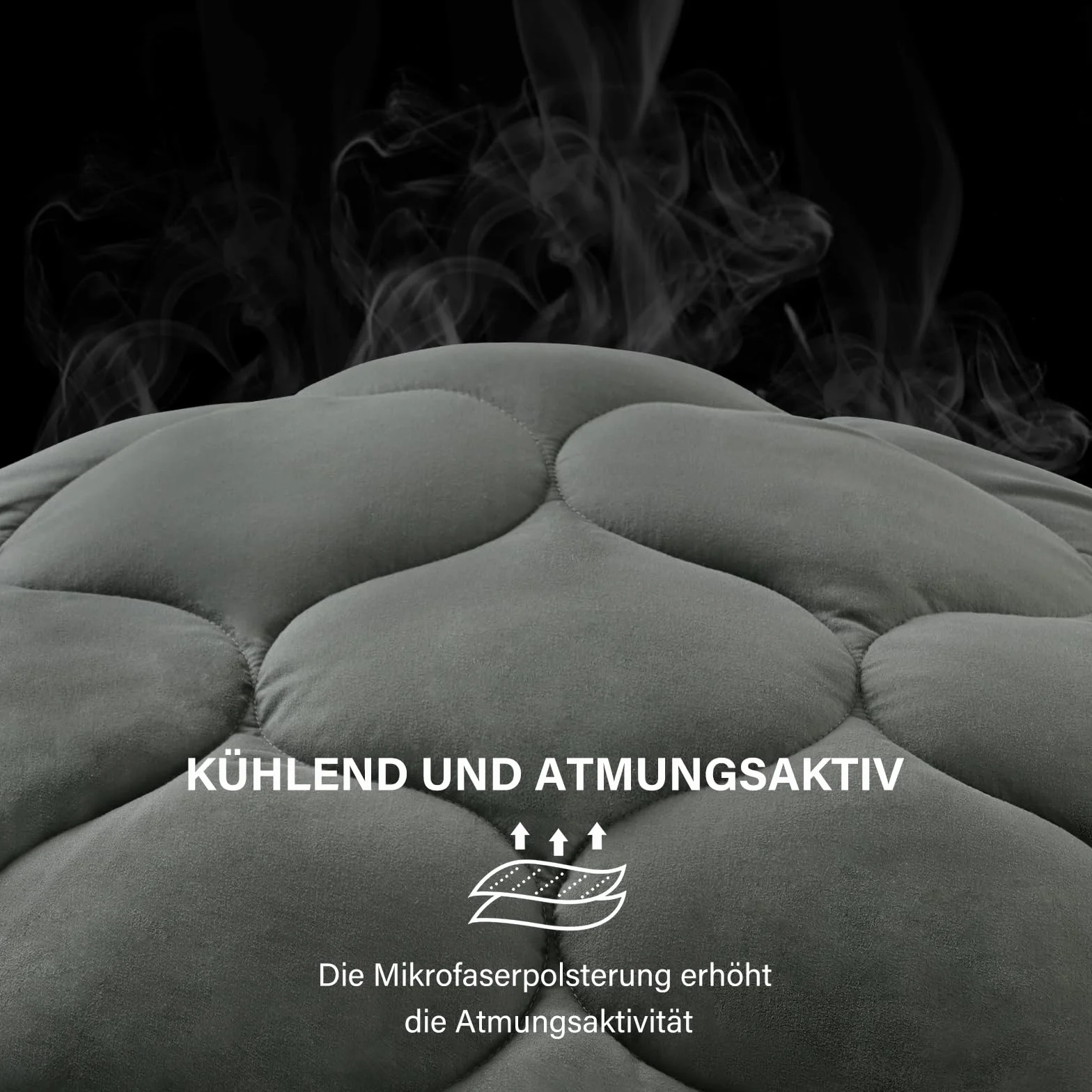Materac wierzchni 120 x 200 cm nakładka pikowana oddychająca z głębokimi kieszeniami ochraniacz do prania