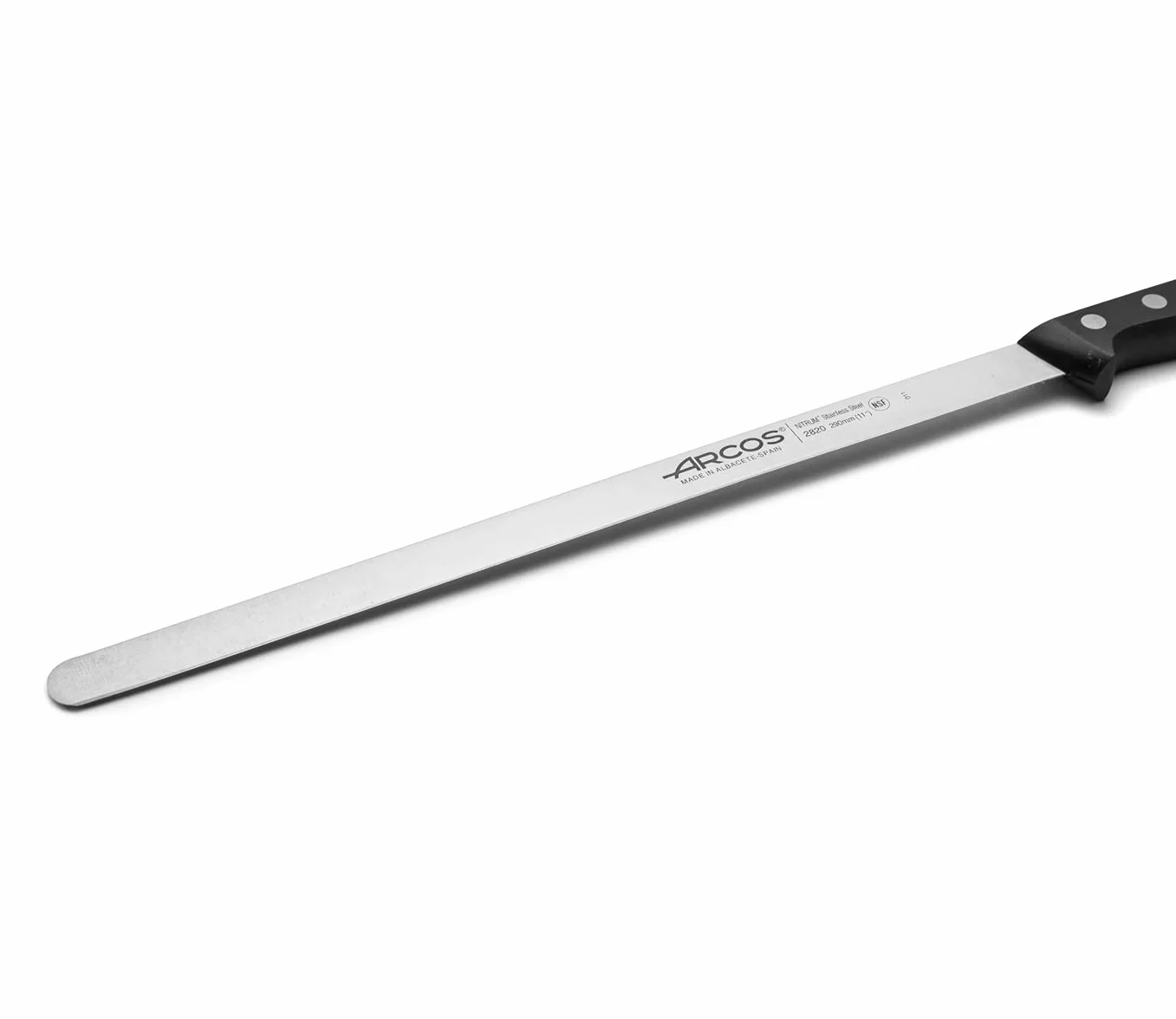 Arcos Seria Universal nóż do krojenia szynki stal szlachetna nitrowa 290 mm uchwyt POM czarny