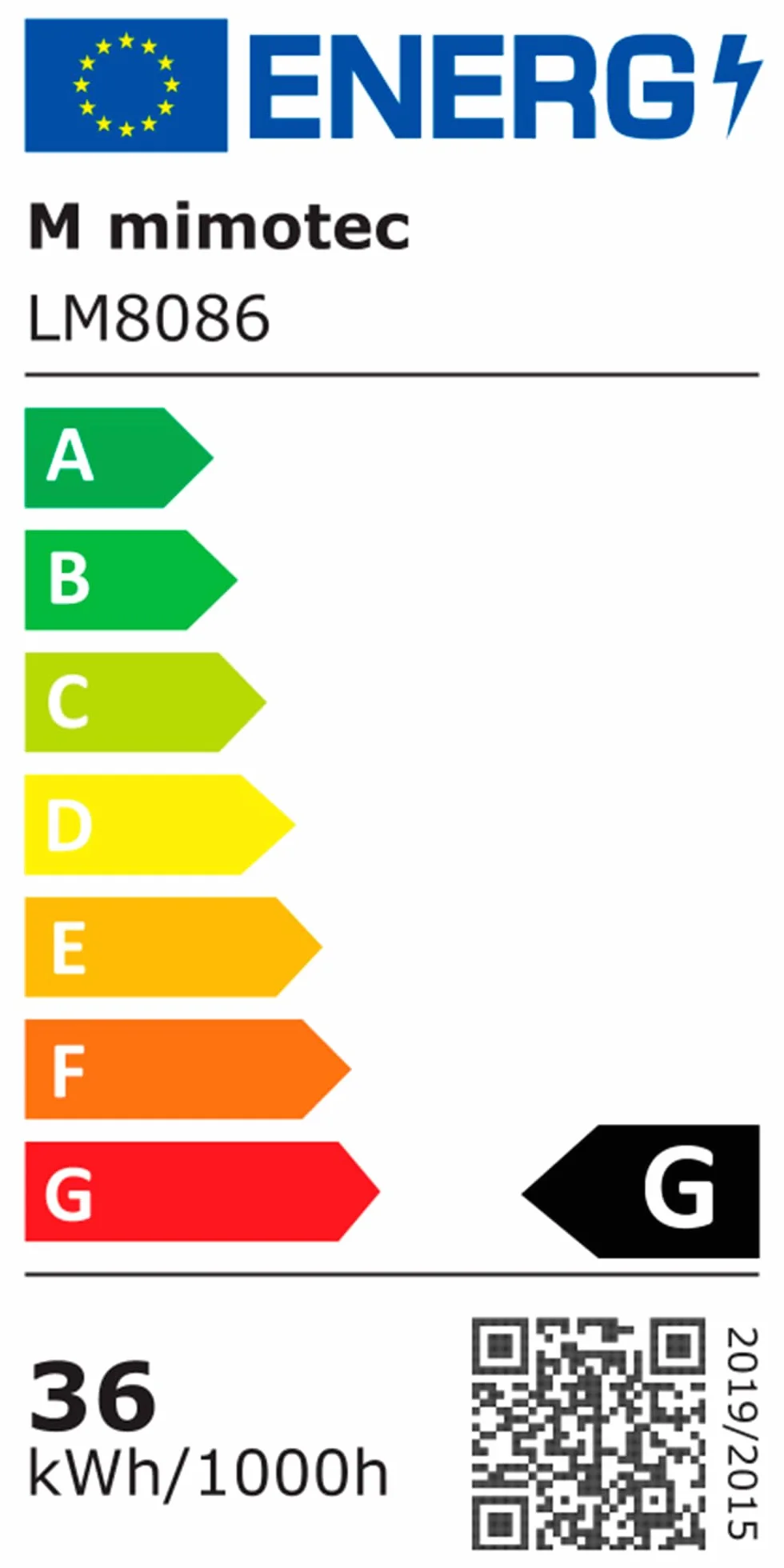 M mimotec - Wentylator sufitowy z oświetleniem LED Messe 72W, biały, pilot zdalnego sterowania, niskie zużycie energii, silnik prądu stałego, 6 prędkości, cichy, 4 rozkładane łopatki, funkcja