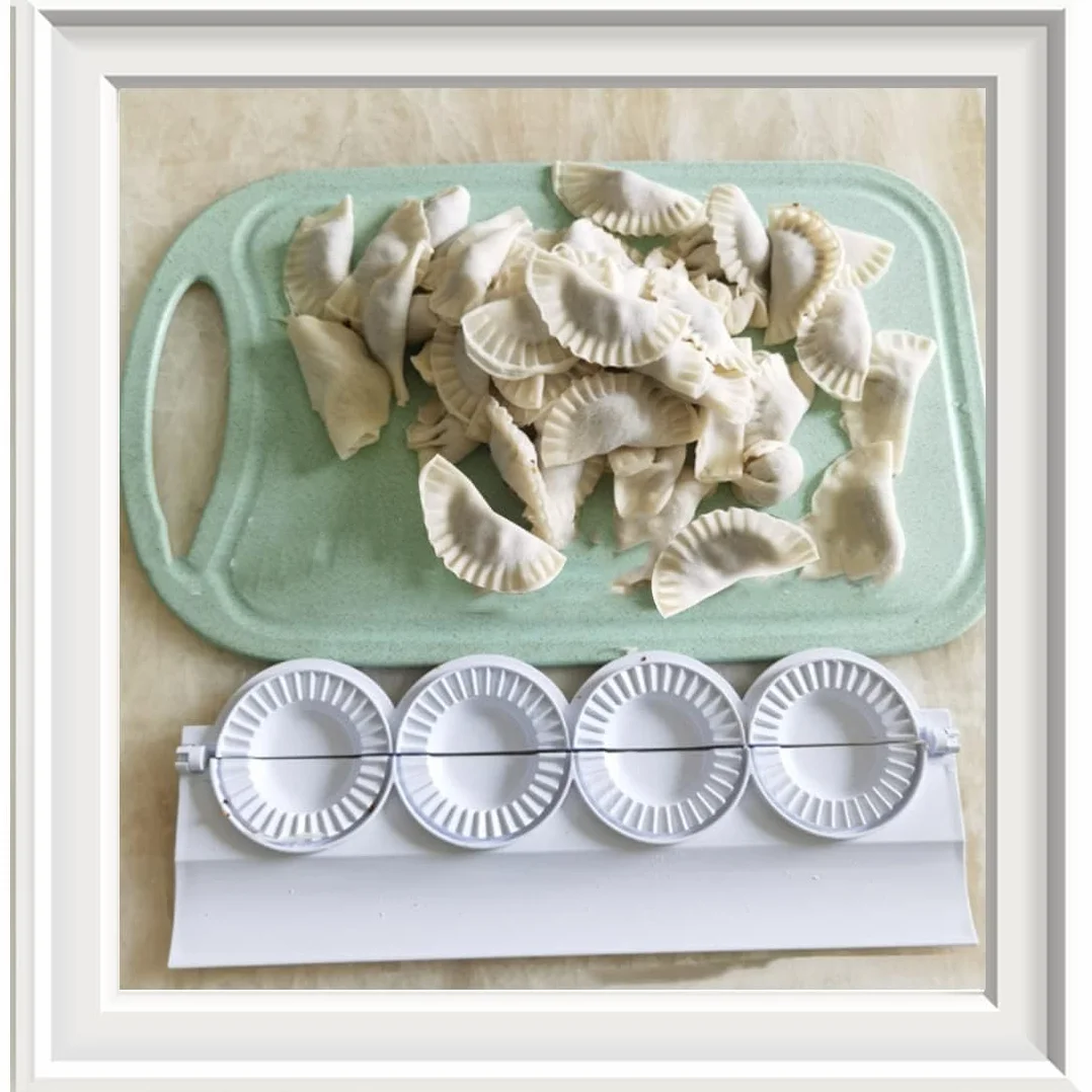 Foremka do wykrawania pierogów ravioli – foremka do robienia pierogów, z tworzywa sztucznego, 1 zestaw