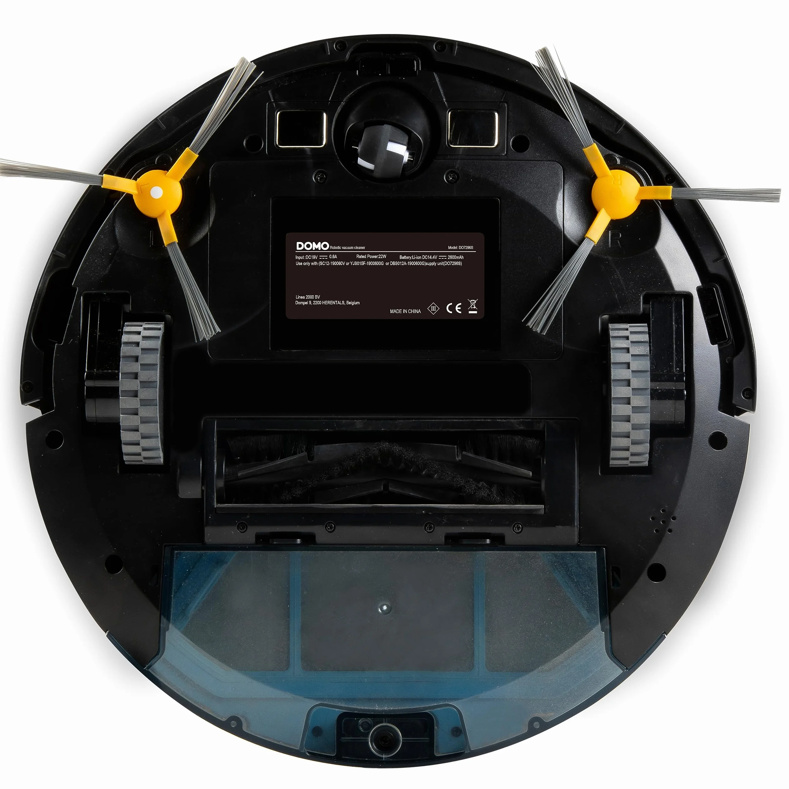 DOMO Robot odkurzający z aplikacją DO7296S, odkurzacz, czarny