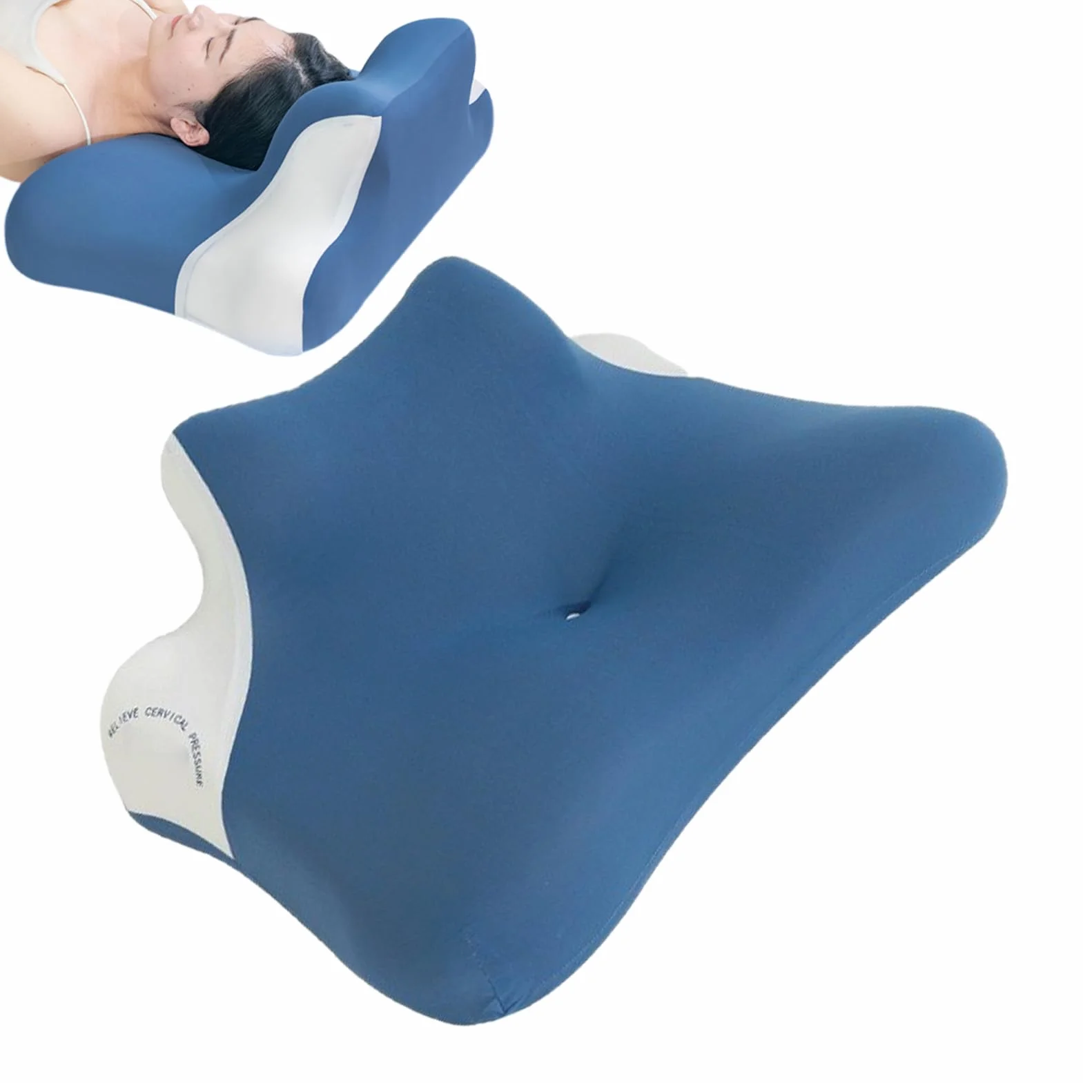 Poduszka Do Spania Na Brzuchu Oddychający Klin Lędźwiowy Twarzą W Dół | Poduszka ergonomiczna z pianki memory podpierająca plecy Klin pod szyję, ramiona, lędźwie do czytania i spania na