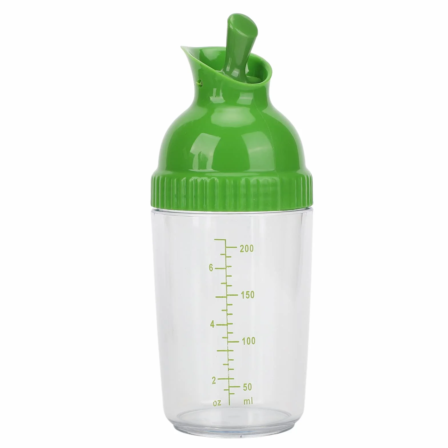 Shaker do Sosów do Sałatek, 200 Ml Szczelna, Szczelna Butelka z Dressingiem do Sałatki z Sosem Sojowym(Zielony)