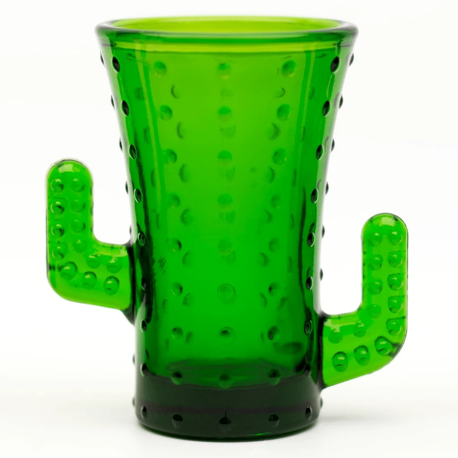 CKB LTD Zestaw kieliszków do tequili Cactus Pack 4 x 50ml zielone szkło