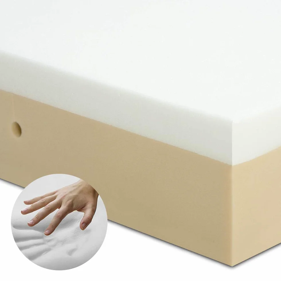 Ferlex - Materac sanitarny | Przegubowy | wiskoza 6 cm | Wodoodporny i oddychający | Wytrzymuje do 140 kg (90x200)