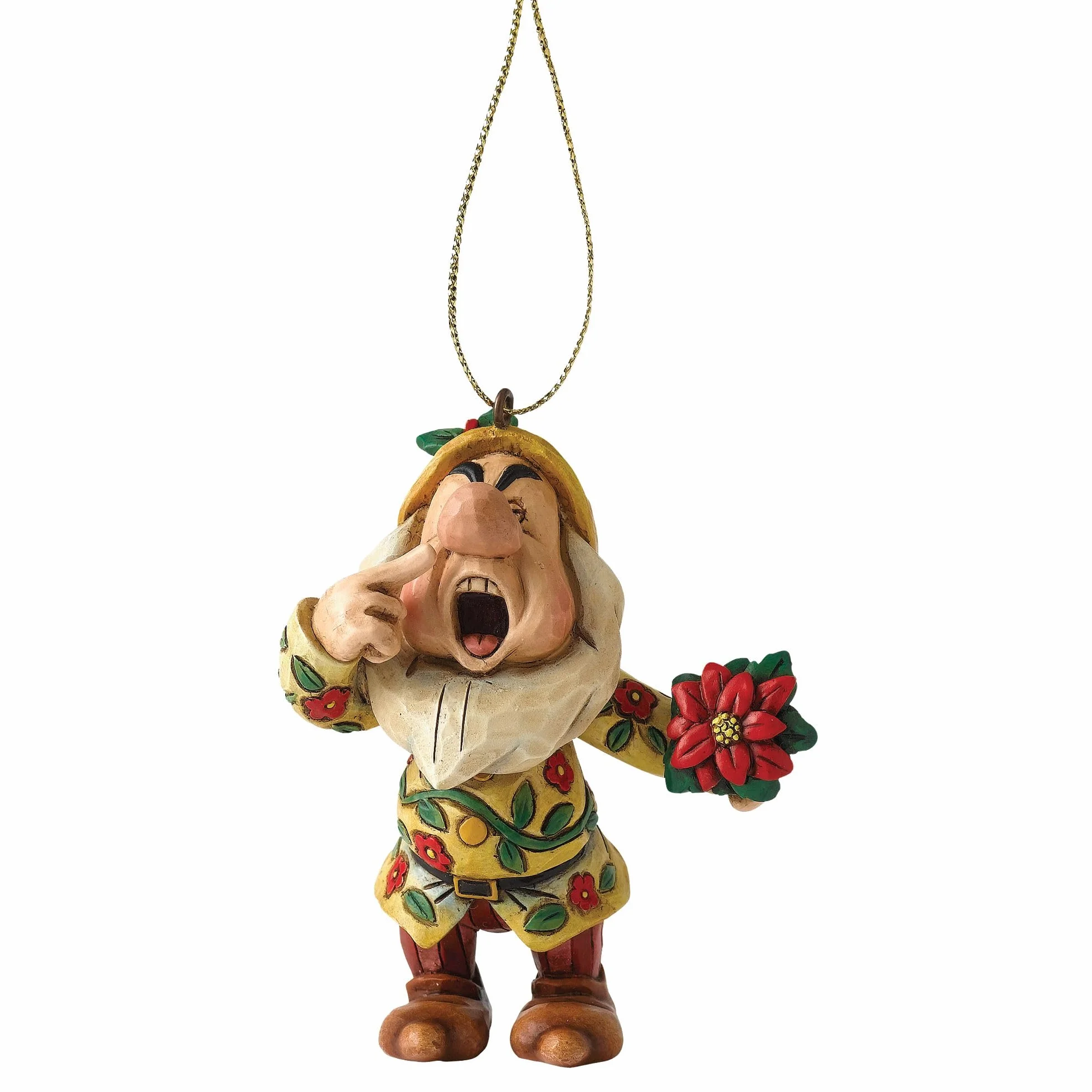 Disney Traditions Sneezy wisząca ozdoba, biała