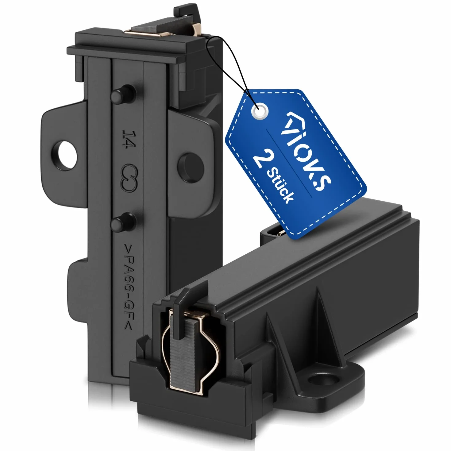 VIOKS 2 x zestaw szczotek węglowych do pralki 400602015/2 AEG 4,8 mm AMP zapasowe szczotki węglowe do pralki Electrolux Whirlpool Bauknecht 481281719419 Węgiel silnikowy do silnika SOLE
