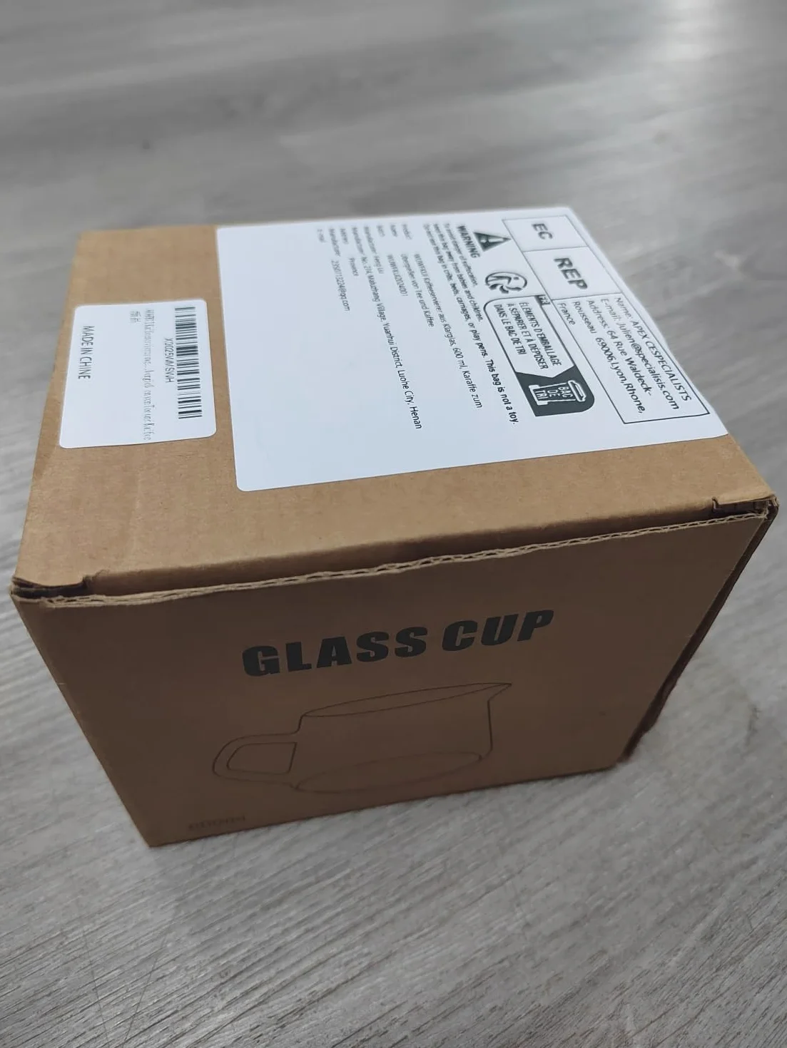 Serwer do kawy z przezroczystego szkła, 600 ml, karafka do nalewania herbaty i kawy