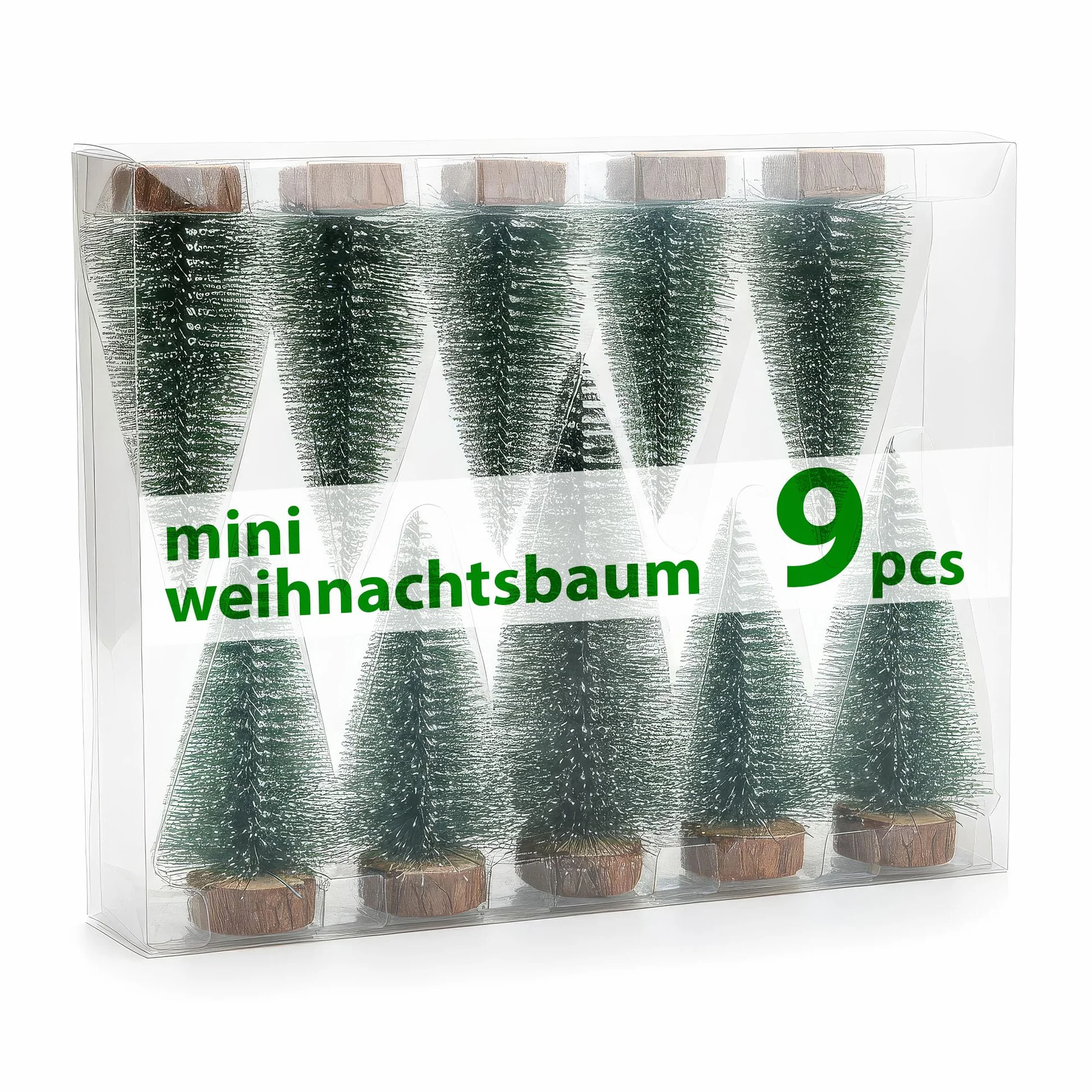 Dekoracja stołu, mała choinka 10 cm/15 cm/20 cm – zielona miniaturowa choinka, sztuczna dekoracja bożonarodzeniowa