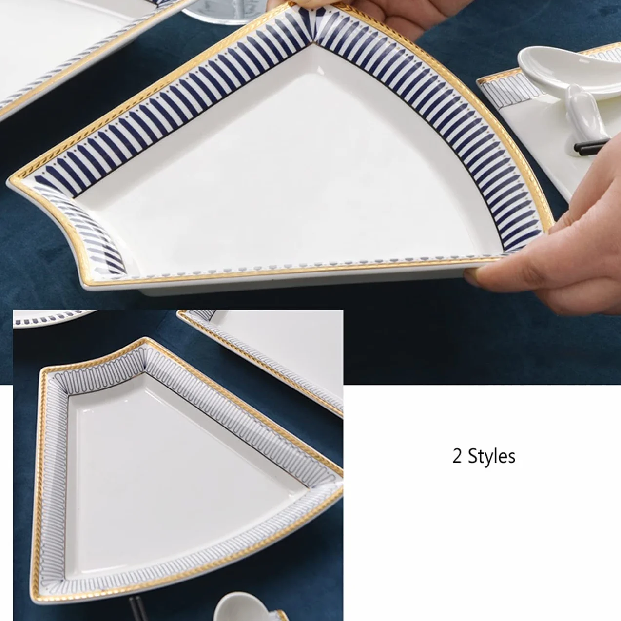 H3TF5J Zestaw stolików w Chinach kości, piekarnik mikrofalowy, zmywarka do naczyń, prezent ślubny, nowoczesny i prosty, lekkie luksusowe miski ceramiczne i talerze (OneColor)