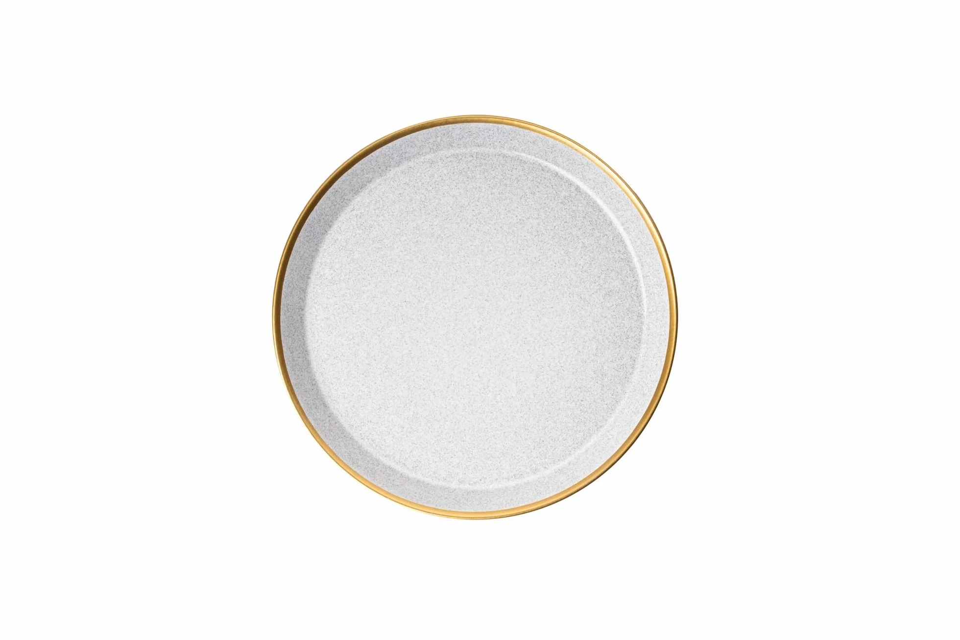 Elegancki 16-częściowy zestaw obiadowy, 100% porcelana, szary i złoty | w zestawie 4 talerze serwisowe (25 cm), talerze (20 cm), miski (14 cm), kubki (8 cm) | stylowe i wyrafinowane doświadczenie w