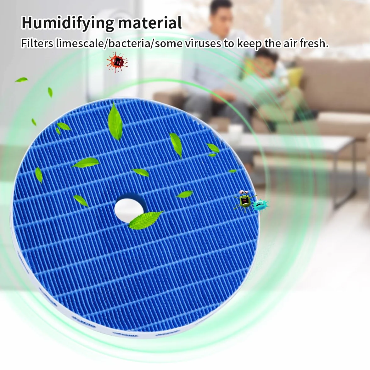 Filtr zastępczy kompatybilny z Philips FY3435/30 NanoCloud, do oczyszczaczy i nawilżaczy powietrza 2 w 1 z serii 3000 i 3000i element nawilżający