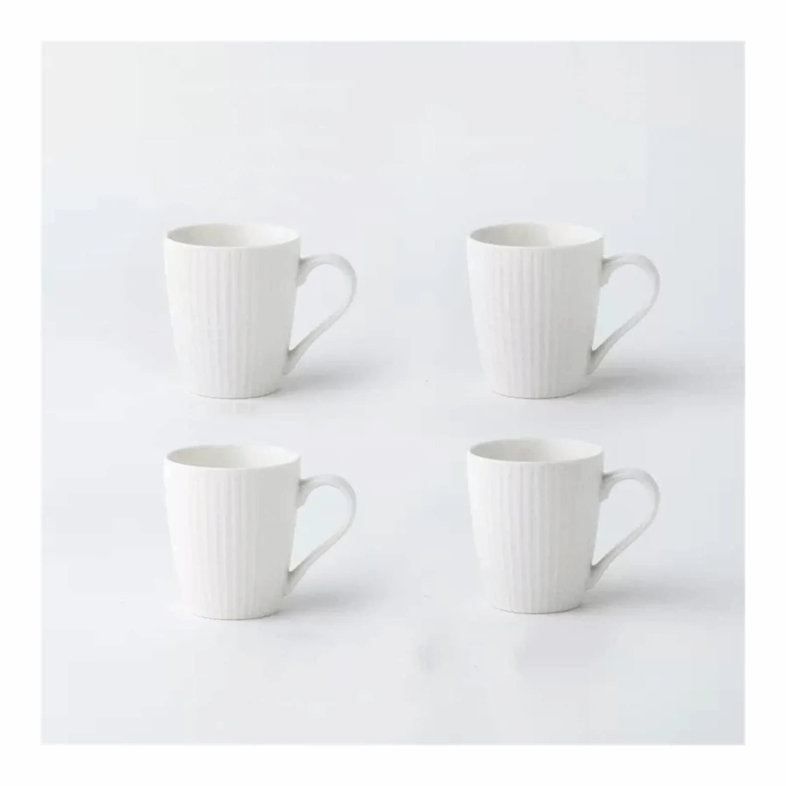 Wykwintne cztery ceramiczne kubki do kawy domowe kubki na wodę biuro prosta herbata popołudnie