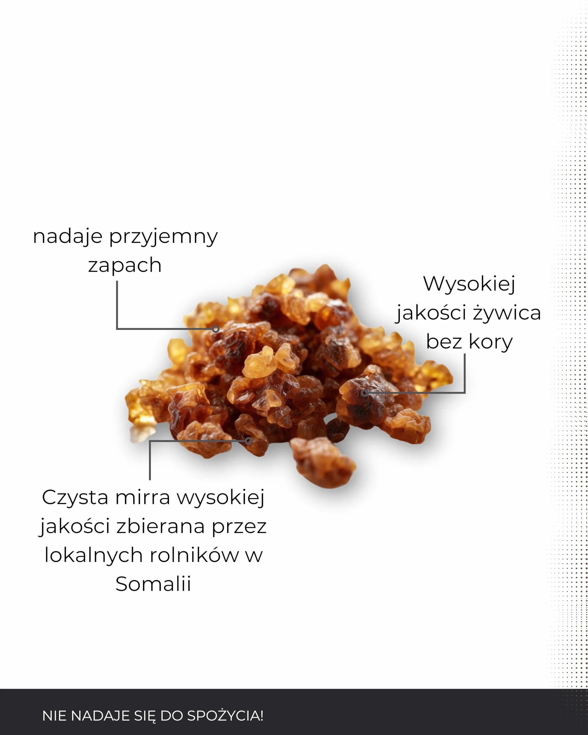 Kadzidło Naturalne Incensera Mirra 100 g Żywica Drzewna