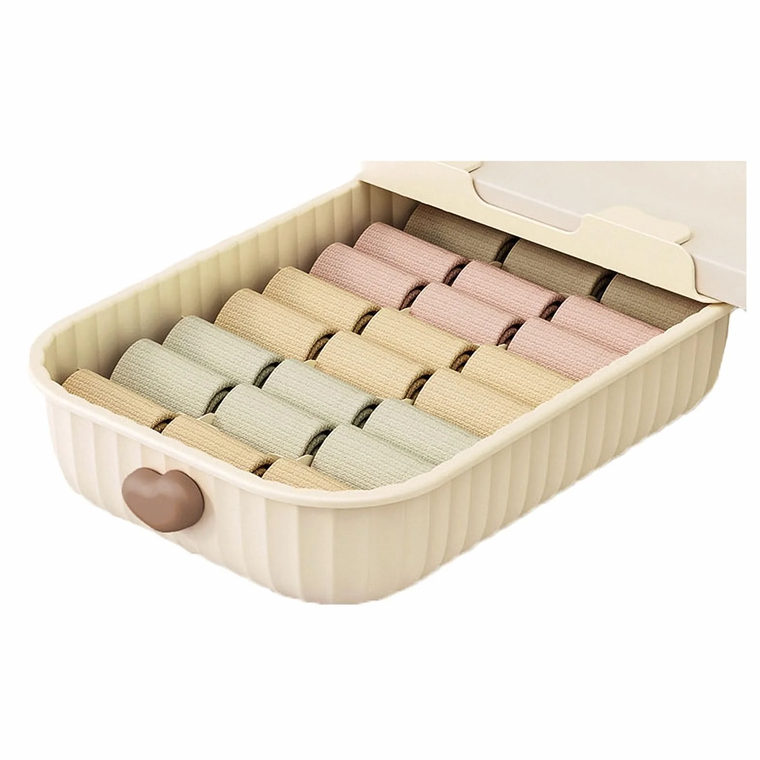 Organizer na biustonosze, majtki, skarpetki, szuflada ubrania, domowe, różowa 4, rozmiar(White2)