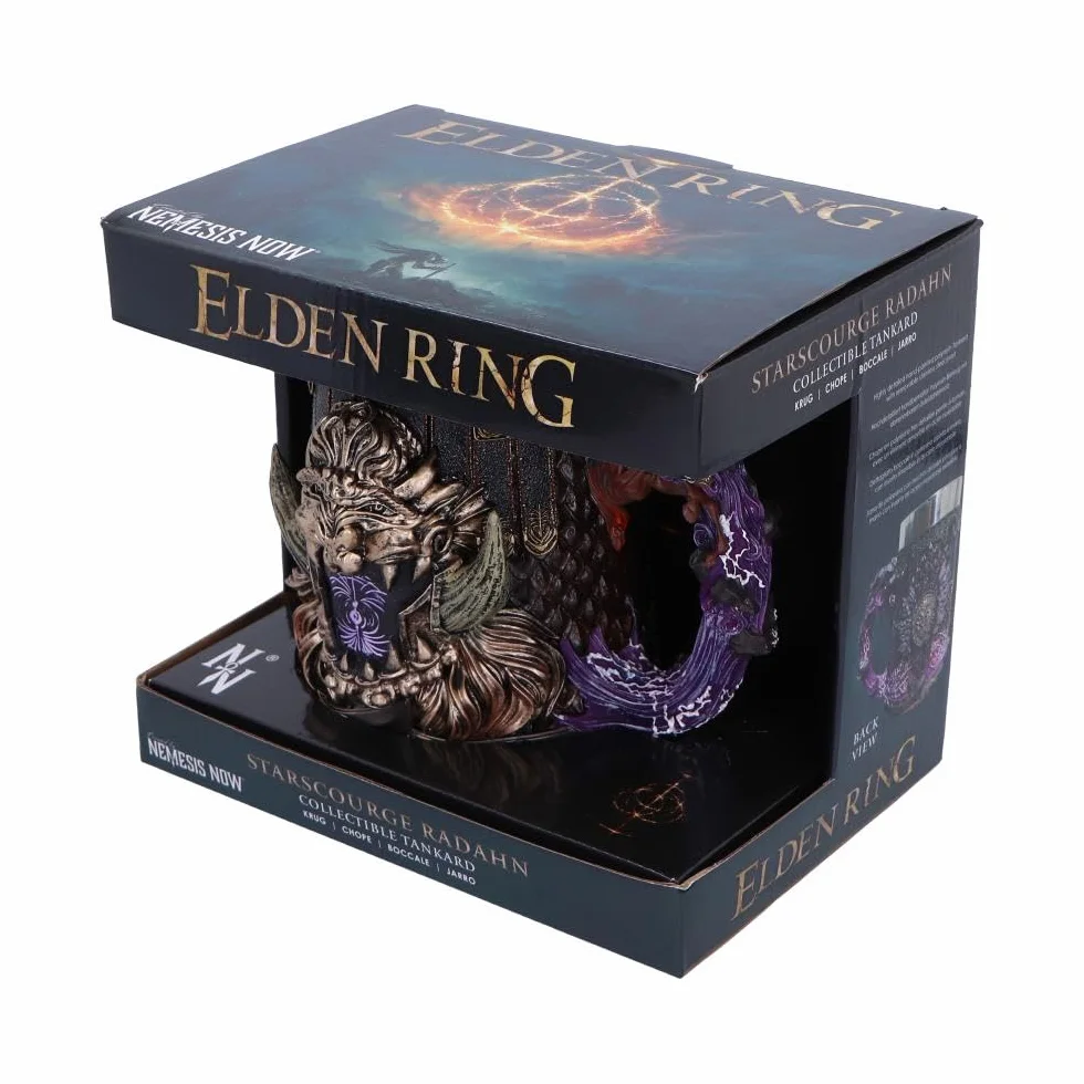 Nemesis Now Elden Ring Starscourge Radahn Tankard, żywica, kubek do piwa, wyjmowana wkładka ze stali nierdzewnej