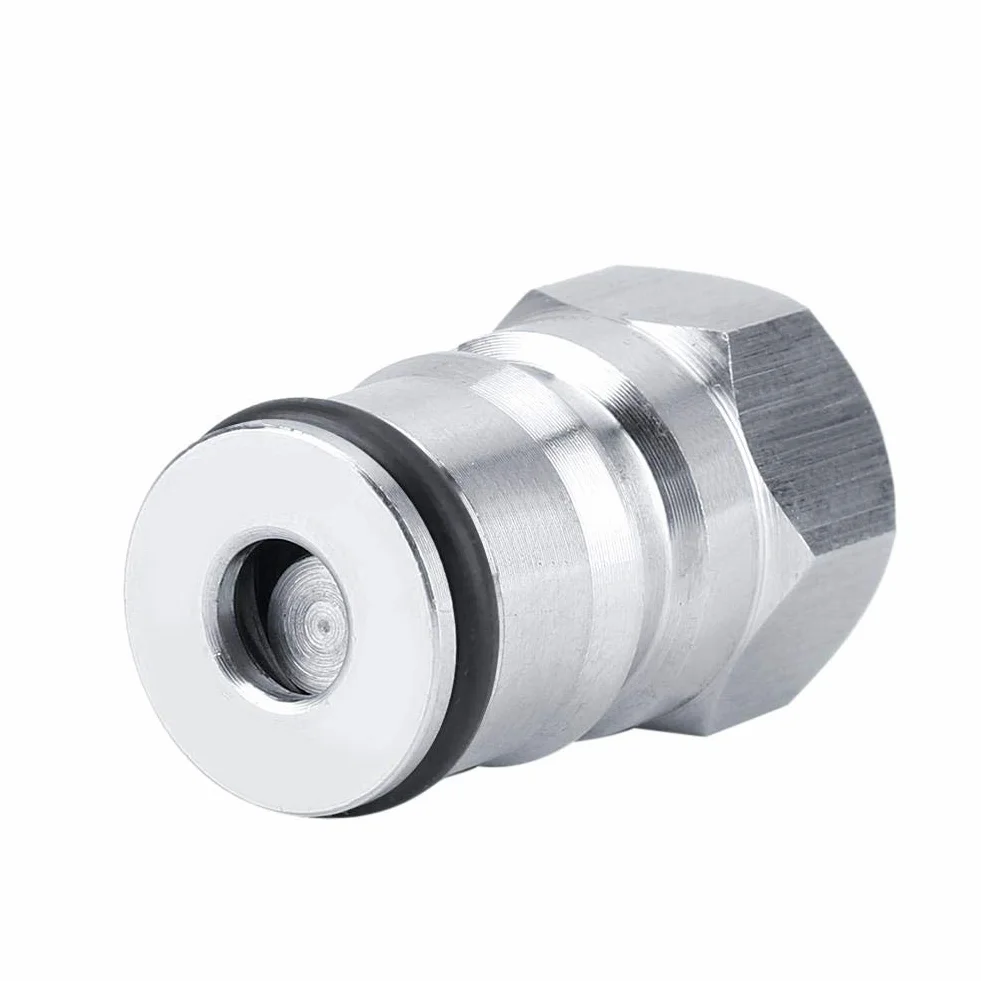 2pcs/ Set Stainless Steel Study Keg Ball Lock Post Poppet Tread Gaz i płyn Szybki zestaw konwersji do parzenia domowego 19/32 Threaded