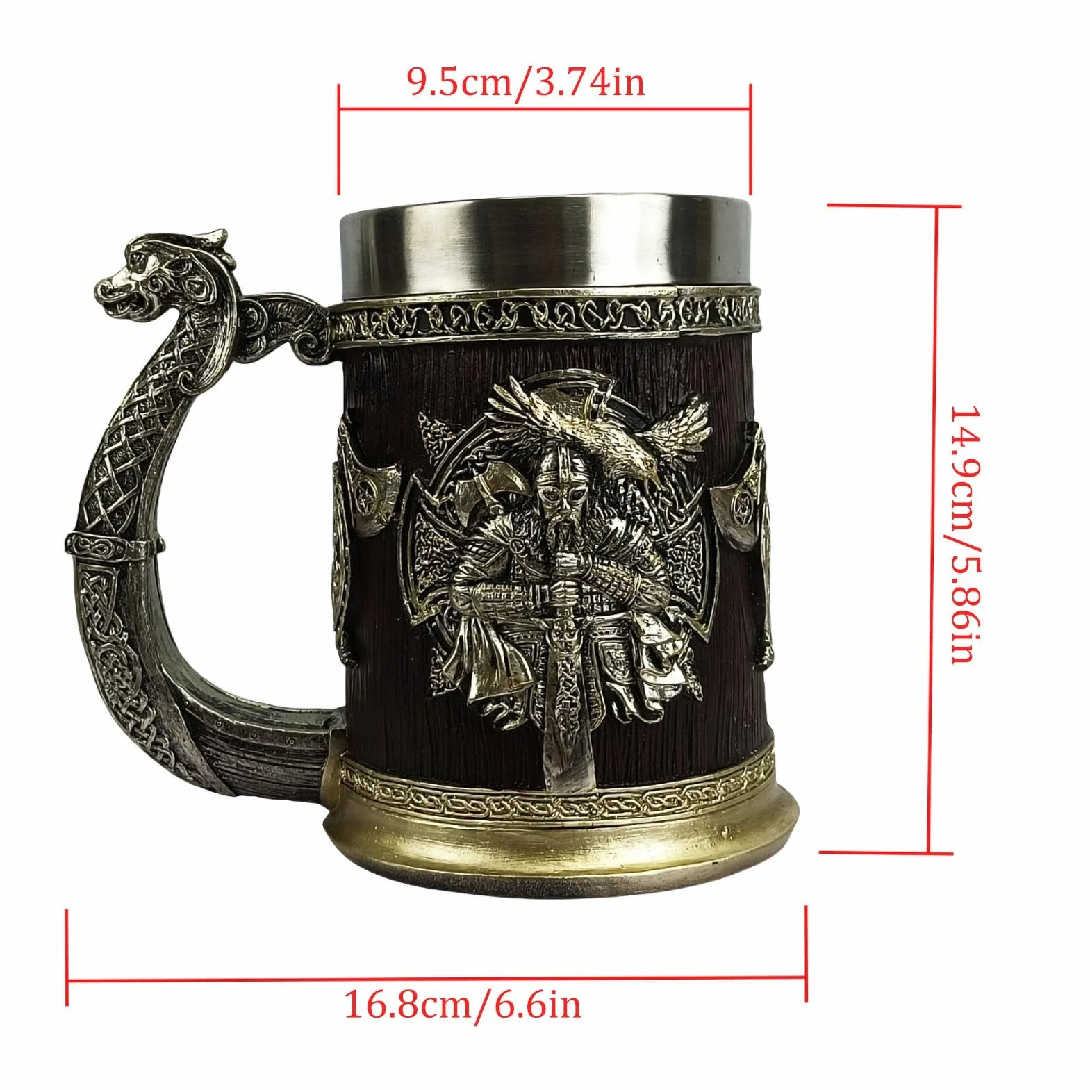 ?redniowieczny kubek, ?ywiczny kufel na piwo do whisky, 600 ml, kubek do kawy wikingów, beczka do whisky, antyczna m?ska beczka do dekoracji imprezowej, nordycki wystrój