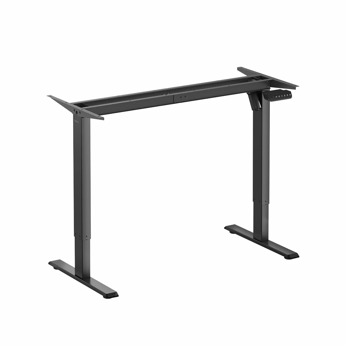 Elektryczna rama biurkowa z regulacją wysokości 1 silnik 700-1120 mm czarna