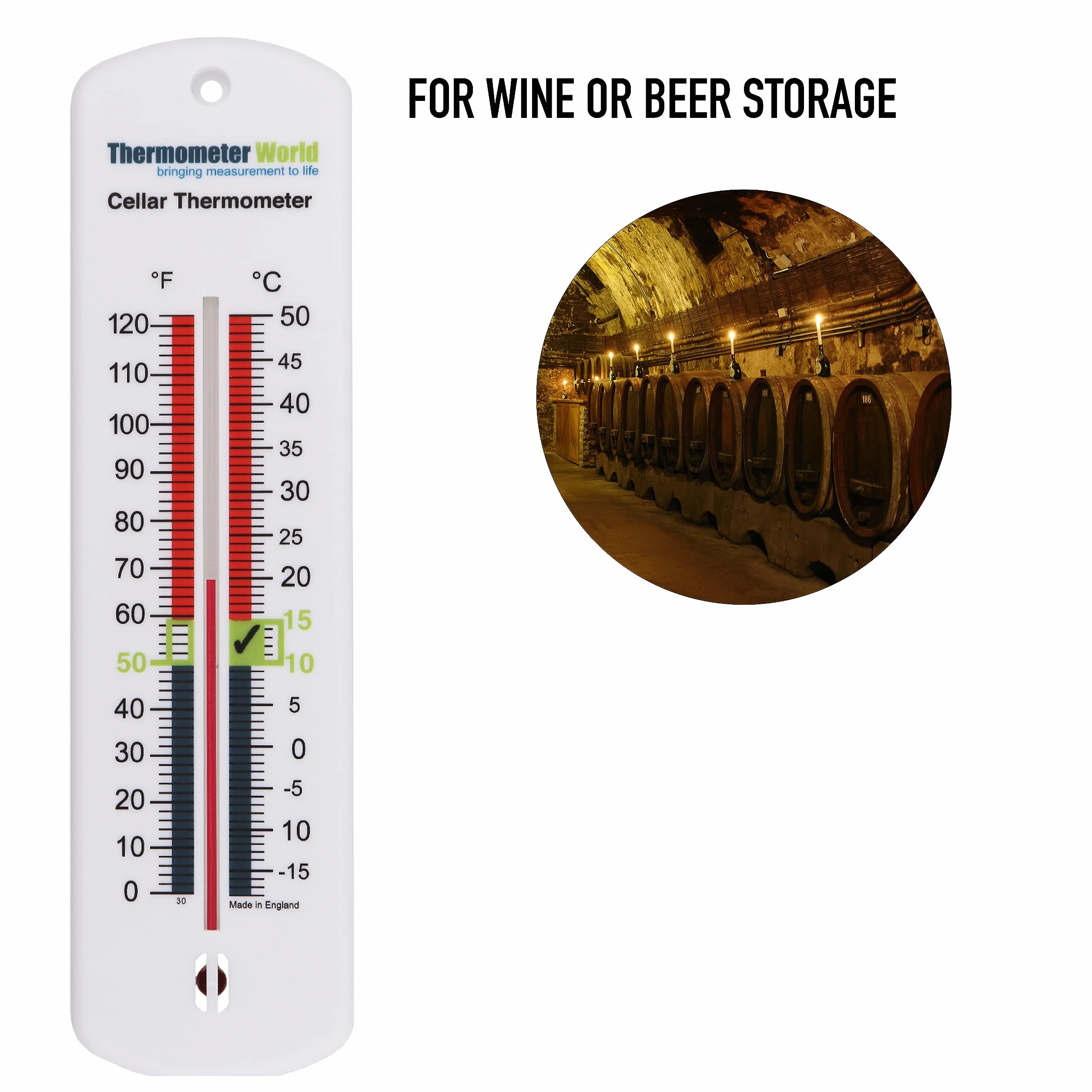 Termometr do Piwa i Piwnicy na Wino – Idealny do Monitorowania Temperatury Piwa lub Wina