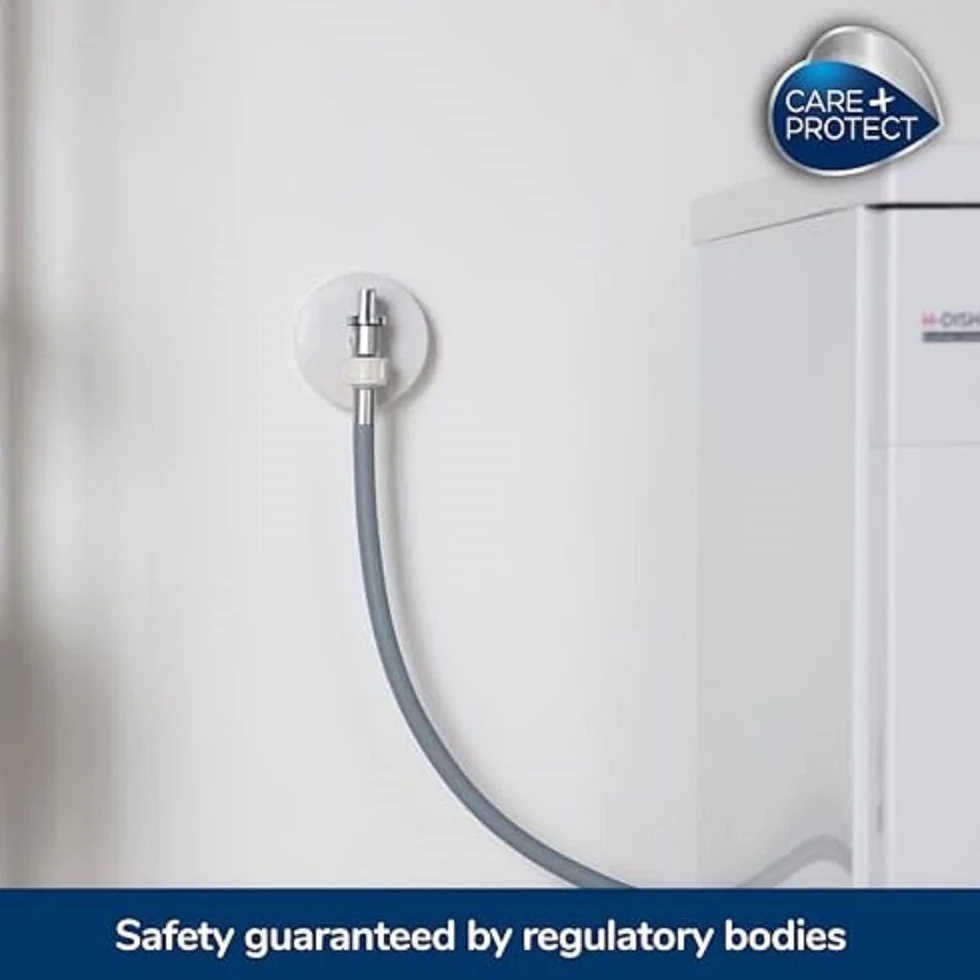 CARE+PROTECT – Fredda wąż wodny (WHI1052) do pralek i zmywarek/uniwersalny/elastyczny wąż o średnicy 10 x 15 mm/tworzywo sztuczne/długość: 2,5 m