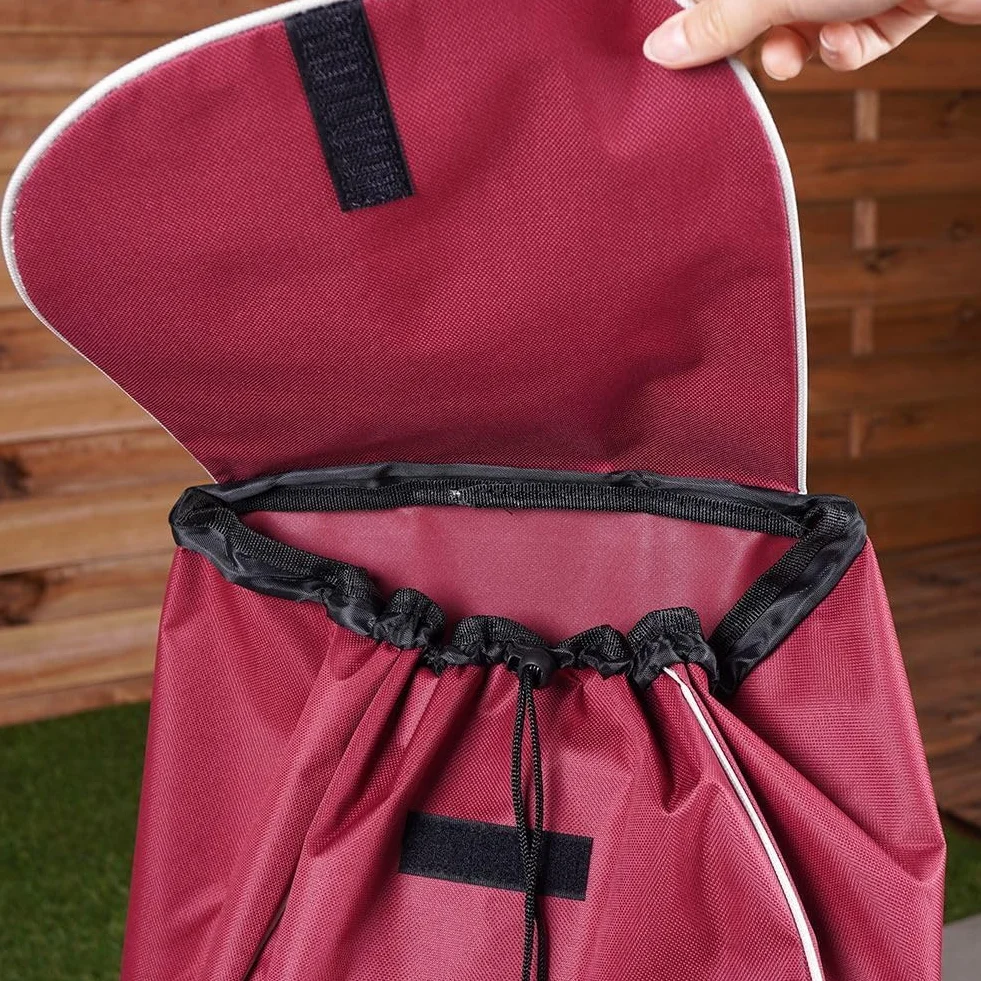 Wózek na zakupy, wózek na zakupy, torba na zakupy na kółkach, kolor czerwonego wina, 30 l, 25 kg