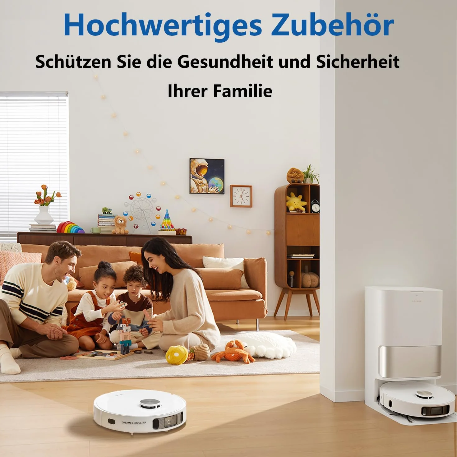 20 sztuk akcesoriów do Dreame L10s Pro Ultra Heat/L10s Ultra Gen 2/X30 Ultra/Mova E30 Ultra – 1 szczotka główna, 6 worków do kurzu, 6 ściereczek, 2 filtry HEPA, 4 szczotki boczne i 1 szczotka do