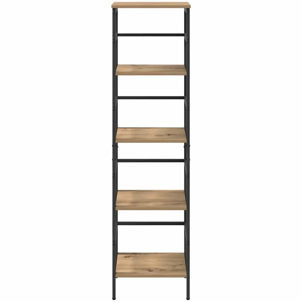 vidaXL Półka na książki 4 poziomy 40 x 29,5 x 149 cm Dąb rzemieślniczy