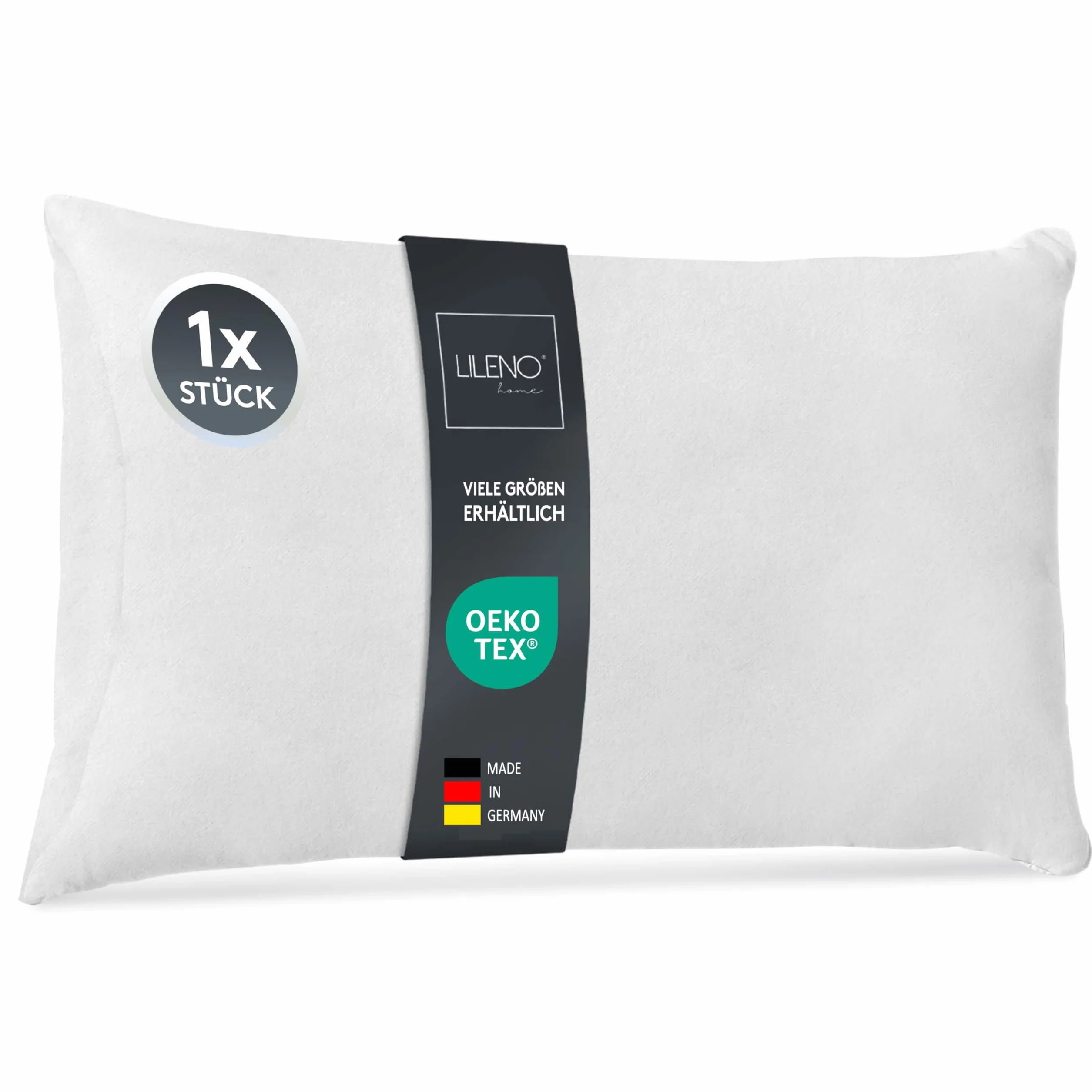 LILENO HOME Zestaw 1 wypełnienia poduszki 30x50 cm - Wewnętrzna poduszka prana w 40°C, odpowiednia dla alergików - Poduszka z poliestru jako poduszka na kanapę, sofę, poduszka na głowę