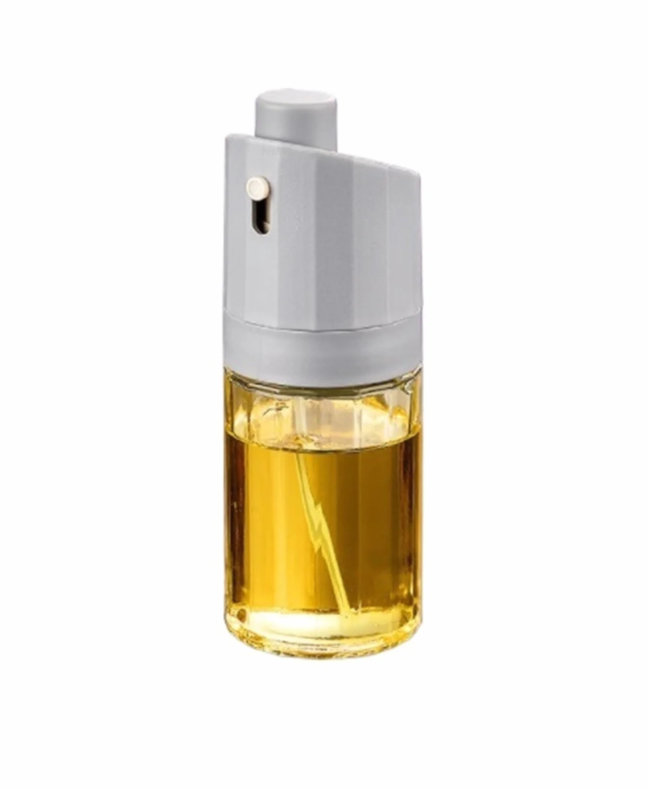 Spray na Olej Rozpylacz Oleju Spryskiwacz Do Oleju Do Gotowania Z Rozpylaczem, Odpowiedni Do Grillowania, Pieczenia Sałatek Opryskiwacz Olejowy(Grey)