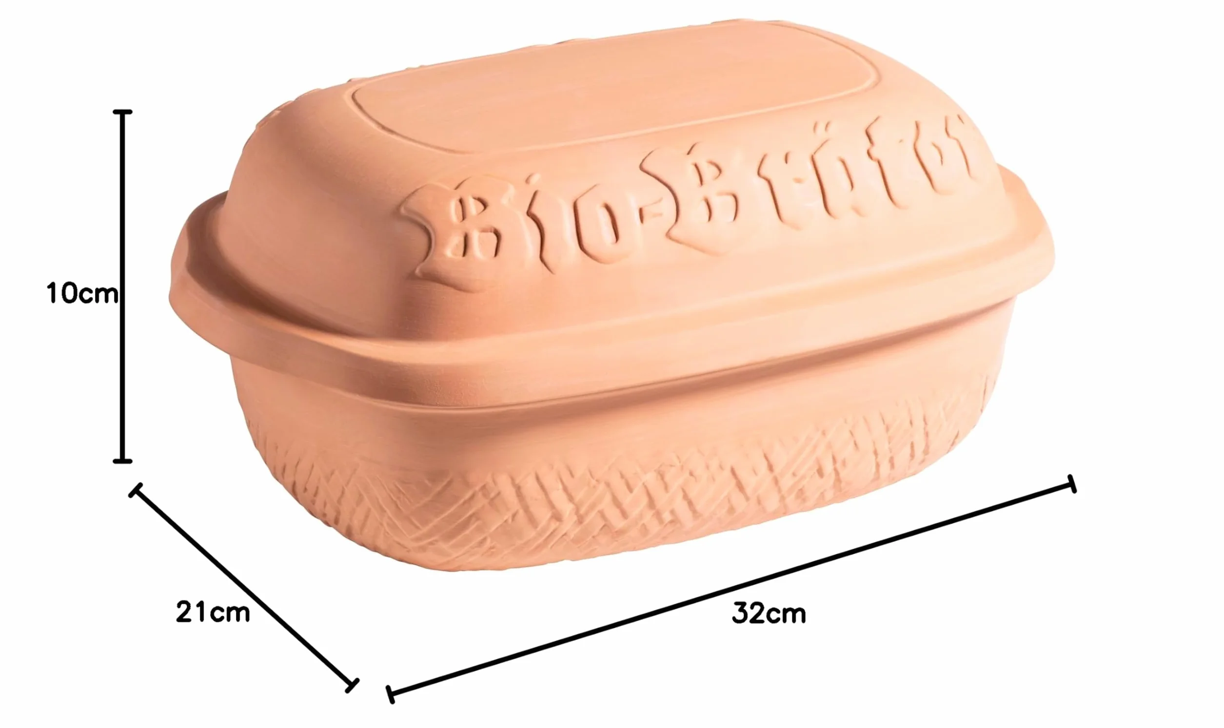MÄSER 934115 Ekologiczny garnek do pieczenia z pokrywką, pojemność ok. 4,5 l, ceramiczny garnek do delikatnego, beztłuszczowego gotowania na parze, jako garnek rzymski (garnek do duszenia) do