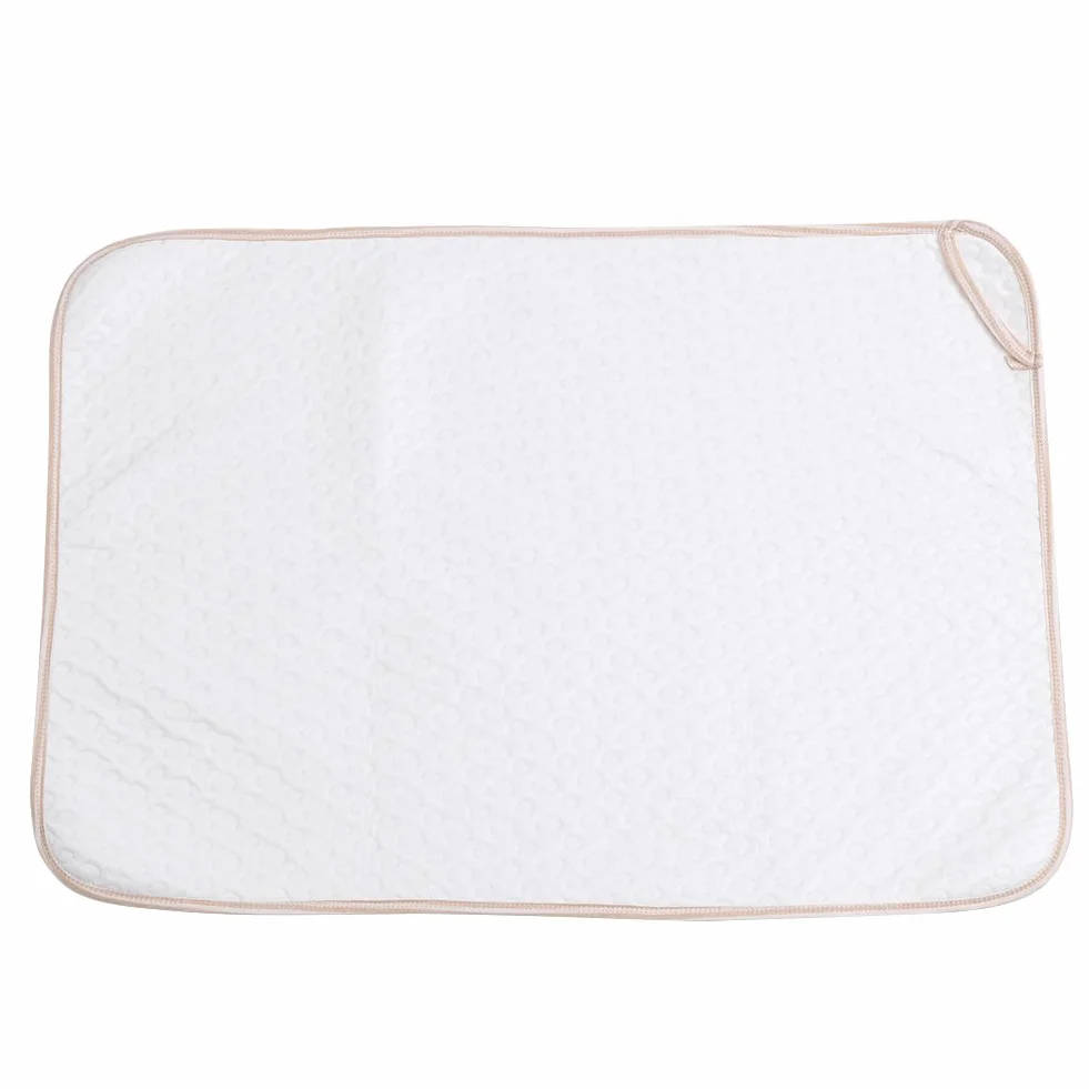 Organiczna bawełniana mata do przewijania dla niemowląt Mata ochronna Mata do moczu Pieluchy Materac do wózka Łóżko dziecięce (M-50 * 70cm)