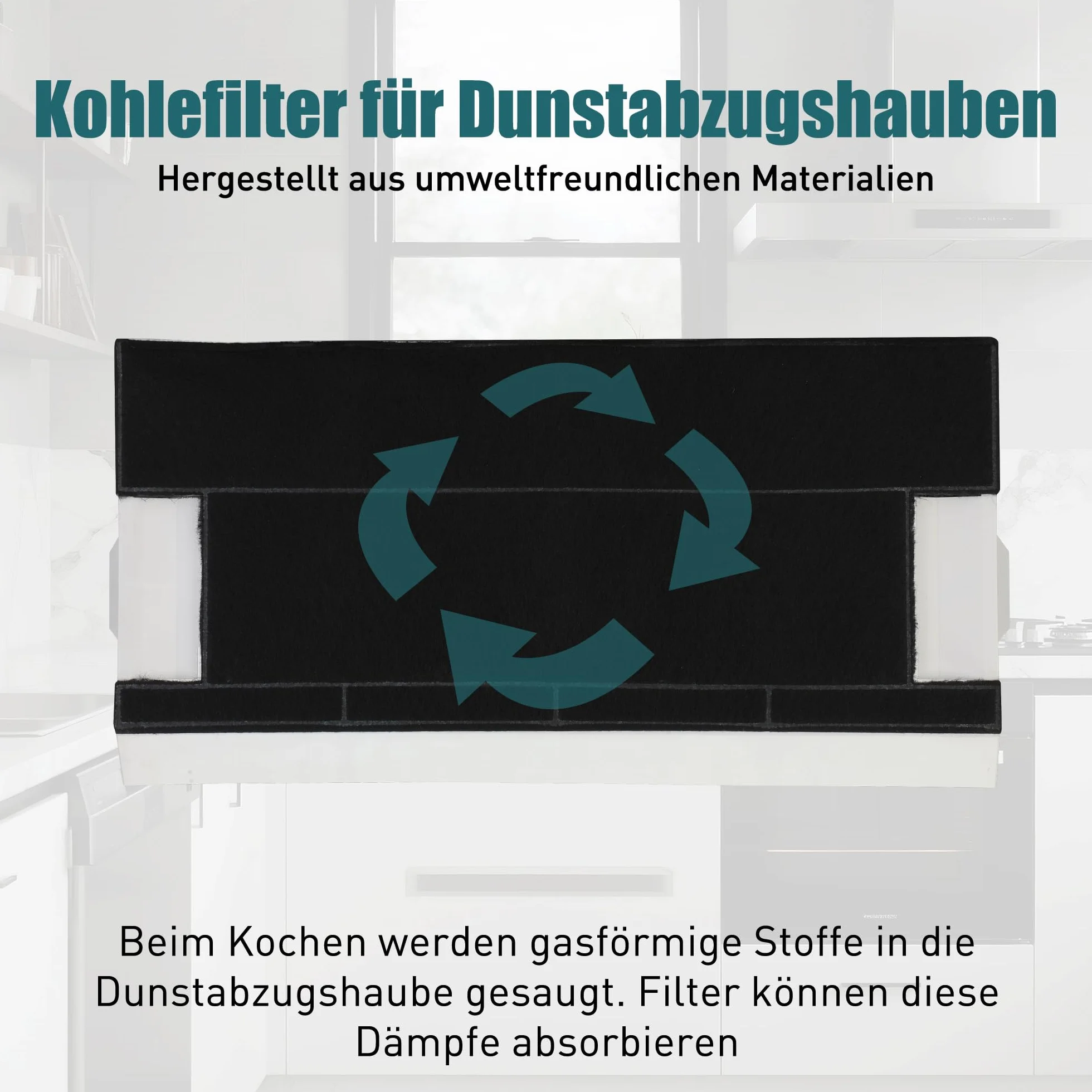 2 filtry z węglem aktywnym do Bosch DHZ4506 DHZ4505/ 00434229/434229 Siemens LZ45501 LZ45500 Neff Z5144X1 Z5144X5 Constructa CZ5144X5 Balay 004344 229 / 3BT769X wymienny filtr do okapu kuchennego