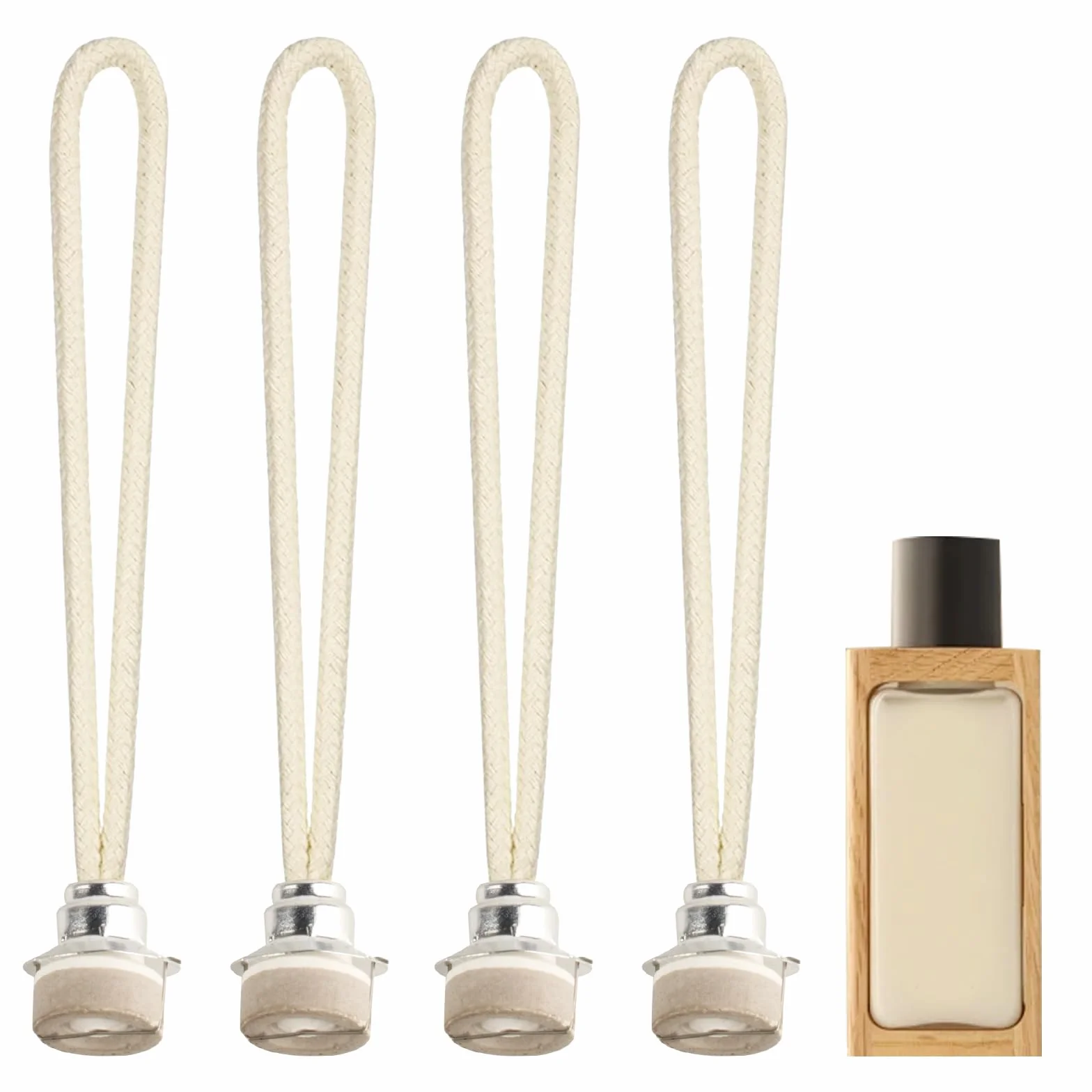 4 sztuki lamp zapachowych do lampy Berger, zapasowy knot do lampy Berger, lampa olejowa, zapasowy knot do kontroli powietrza, katalityczny palnik do aromaterapii, dekoracja domu (18 mm)