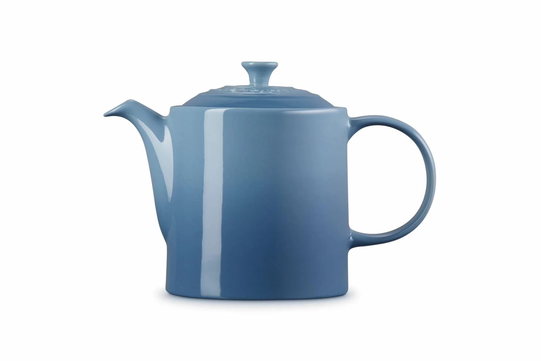 Le Creuset Duży emaliowany imbryk kamionkowy do herbaty, 1,3 litra, na 4 filiżanki, Chambray, 70703134340000