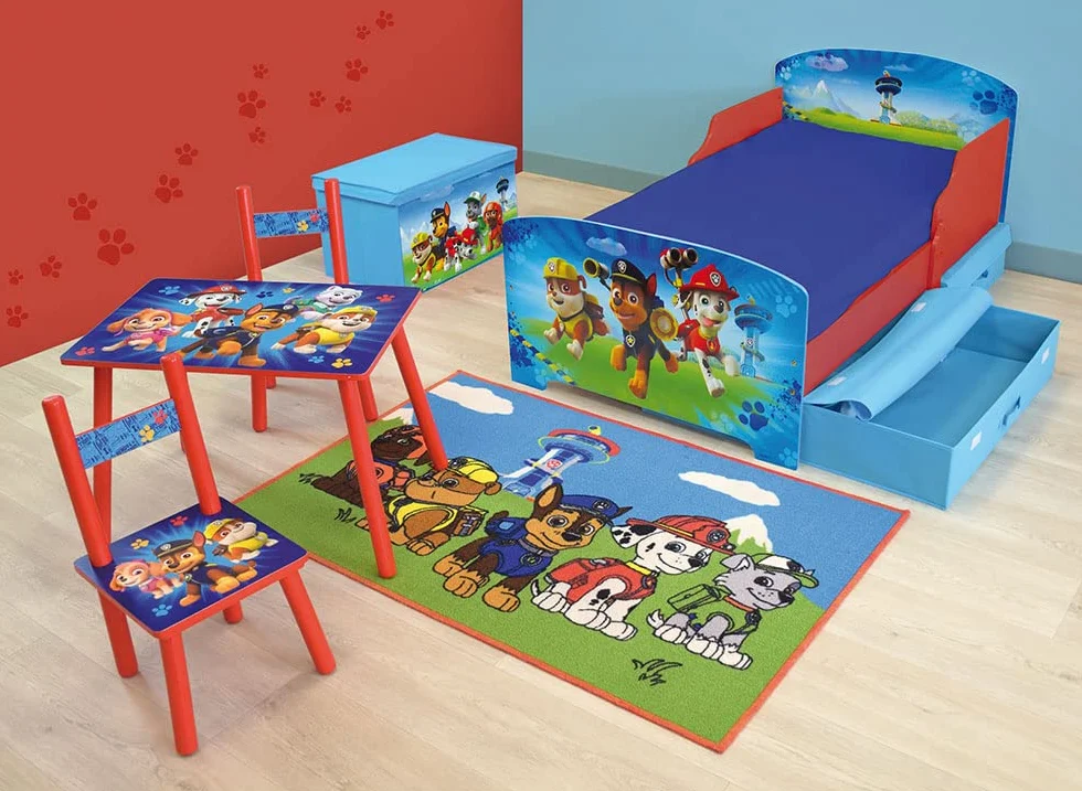 Fun House 712531 Patrol Club Chair Original Francja Gwarancja dla dzieci, dł. 52 x gł. 33 x wys. 42 cm, poliester, niebieski, 52 x 33 x 42 cm