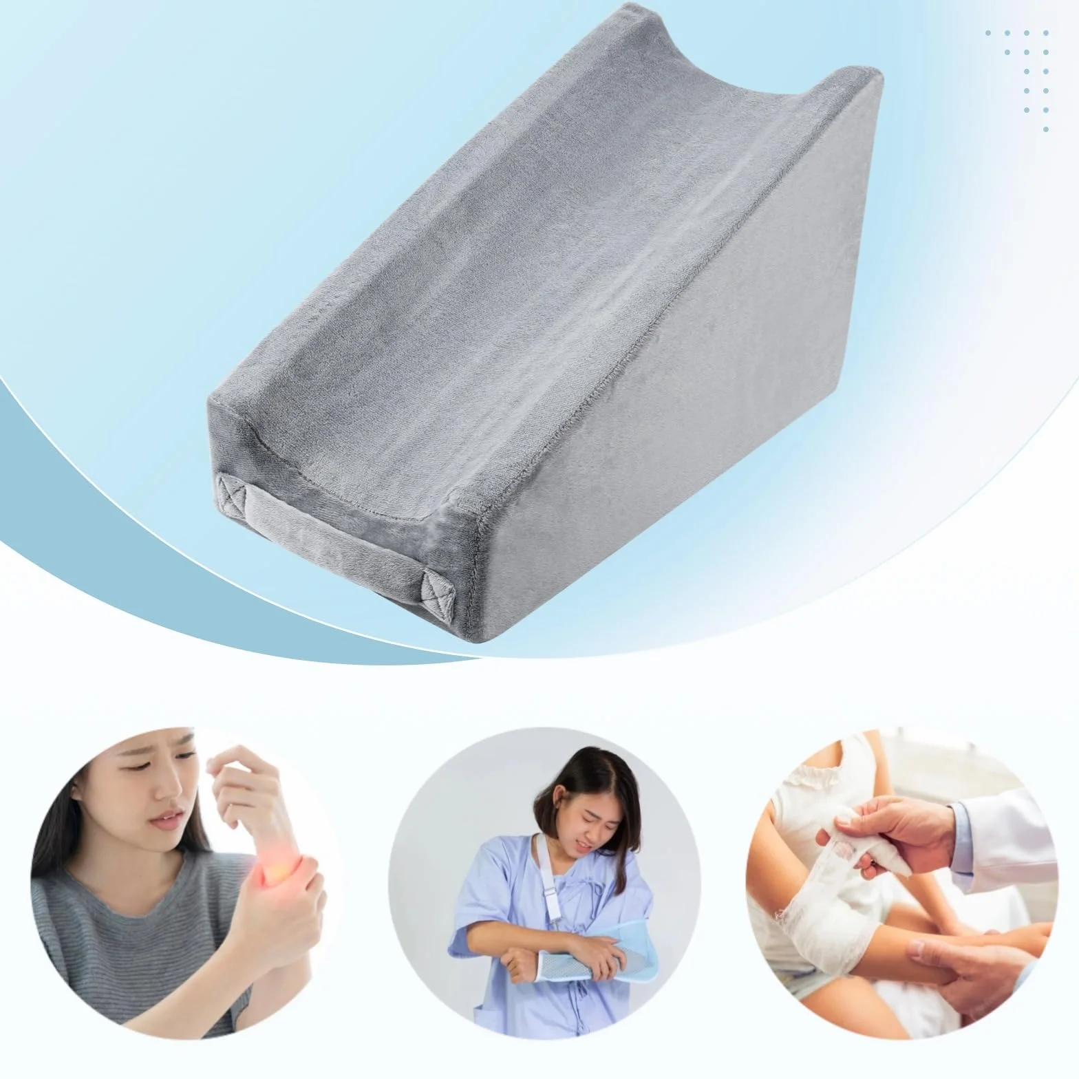 Poduszka na ramię, miękka pianka, wsparcie łokcia do łóżka, ergonomiczna poduszka pod plecy, poduszka podpierająca ramię do spania