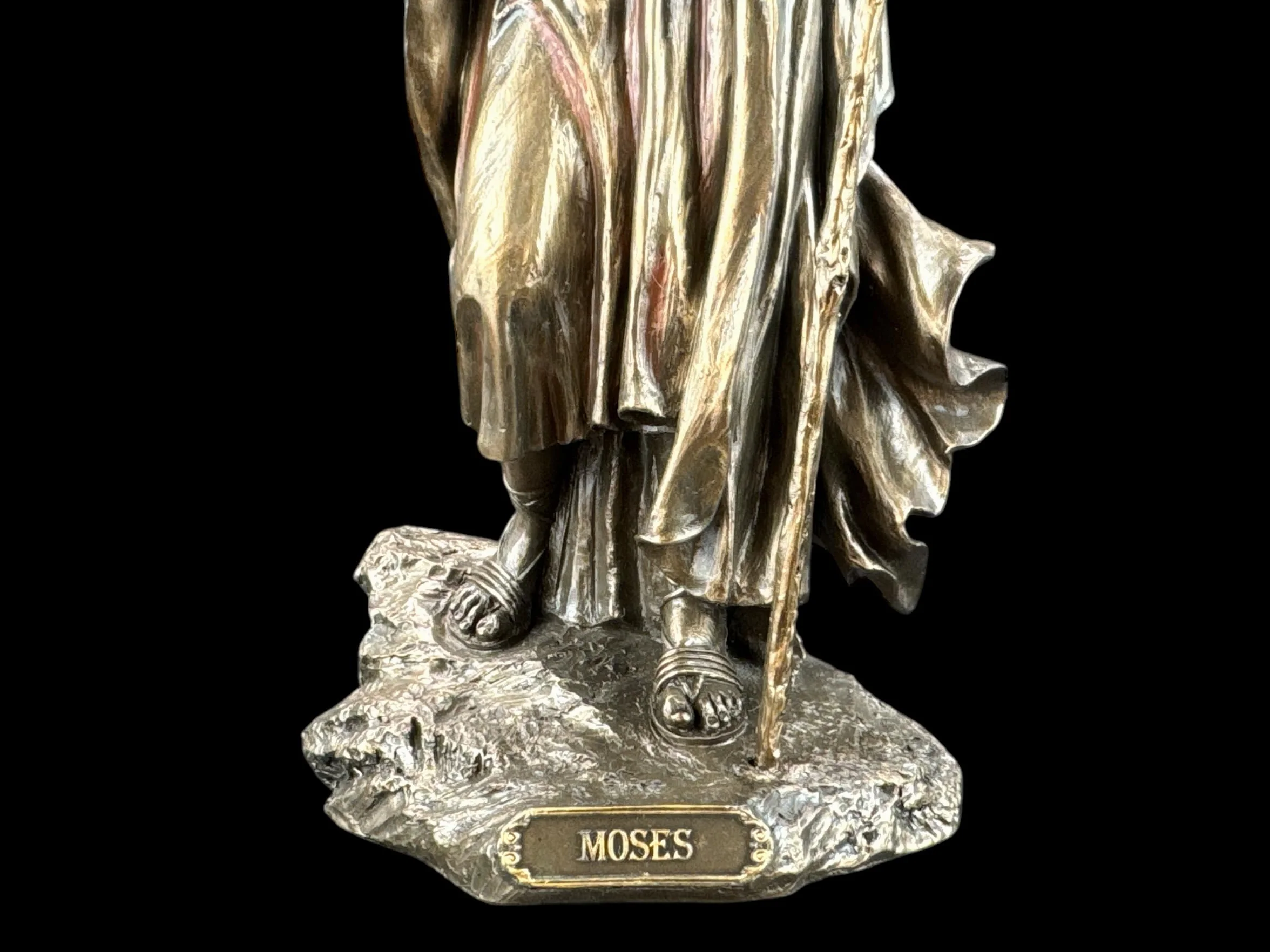 57 SPECIAL REPLICAS Rzeźba dekoracyjna figurka - Mojżesz z tablicą ofert - figurka jako prezent do salonu, dekoracja