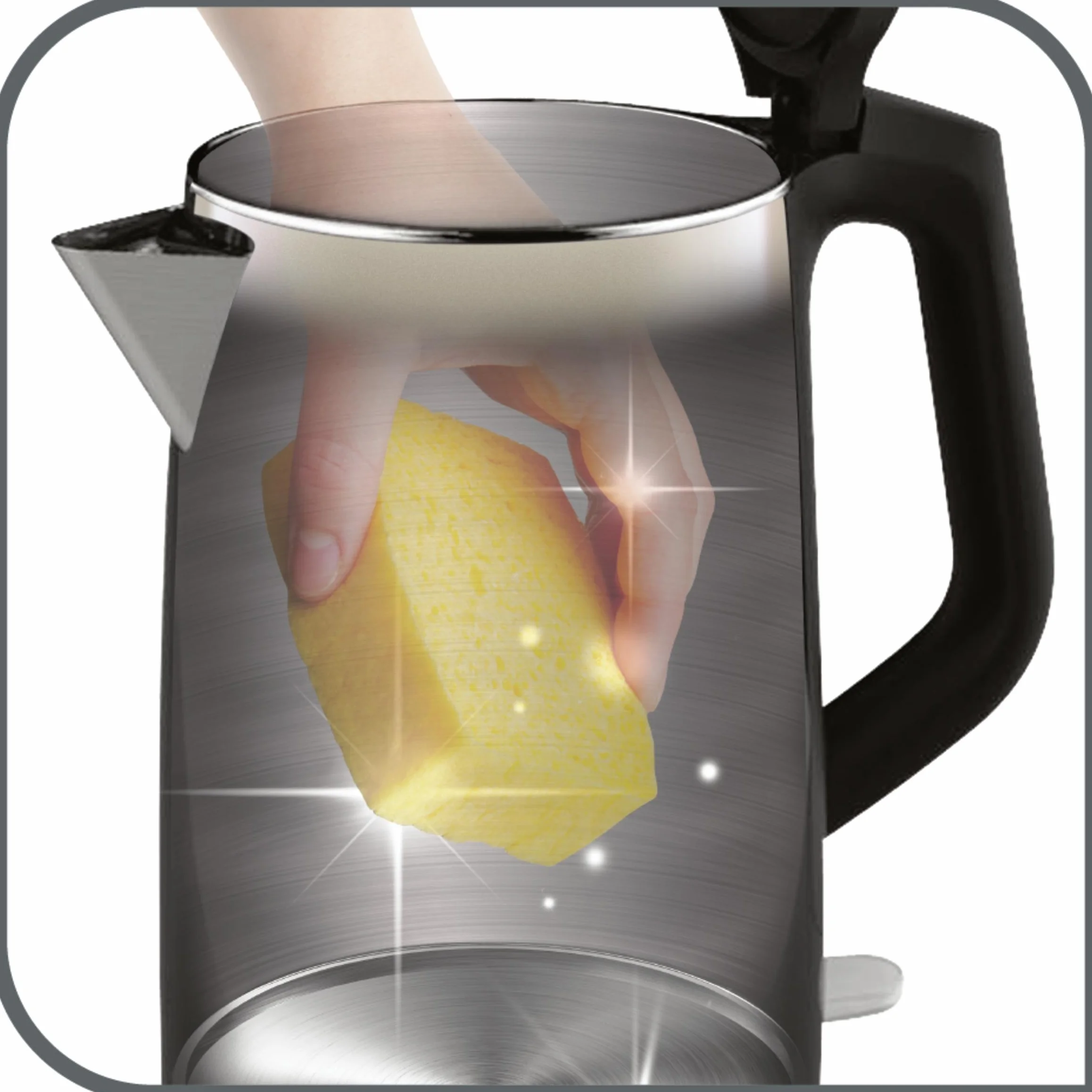 Tefal Safe to Touch KO3718 | podwójne ścianki | 1,5 l | pokrywa pomocnicza | otwór obracany o 360° | czarny