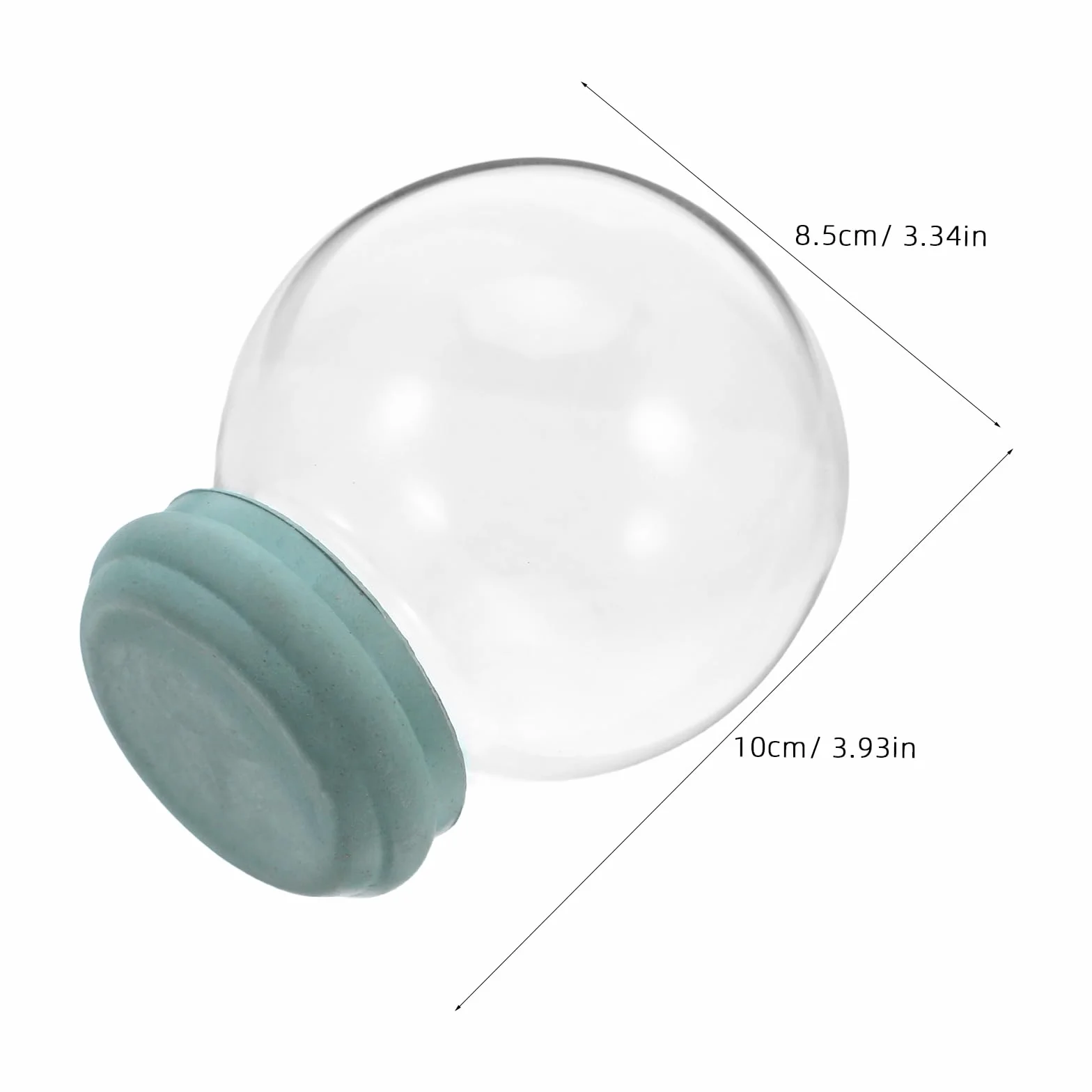 MAGICLULU Szklana kula śnieżna DIY: Zbuduj własną pustą kulę śnieżną do rękodzieła, dekoracji na przyjęcia świąteczne i weselne. Łatwy montaż - Terraria DIY