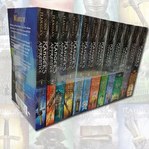 John Flanagan Rangers Apprentice zestaw 12 książek (The Emperor of Nihon-Ja, The Lost Stories, Erak's Ransom, Halt's Peril, Oakleaf Bearers, The Burning Bridge, The Icebound Land...