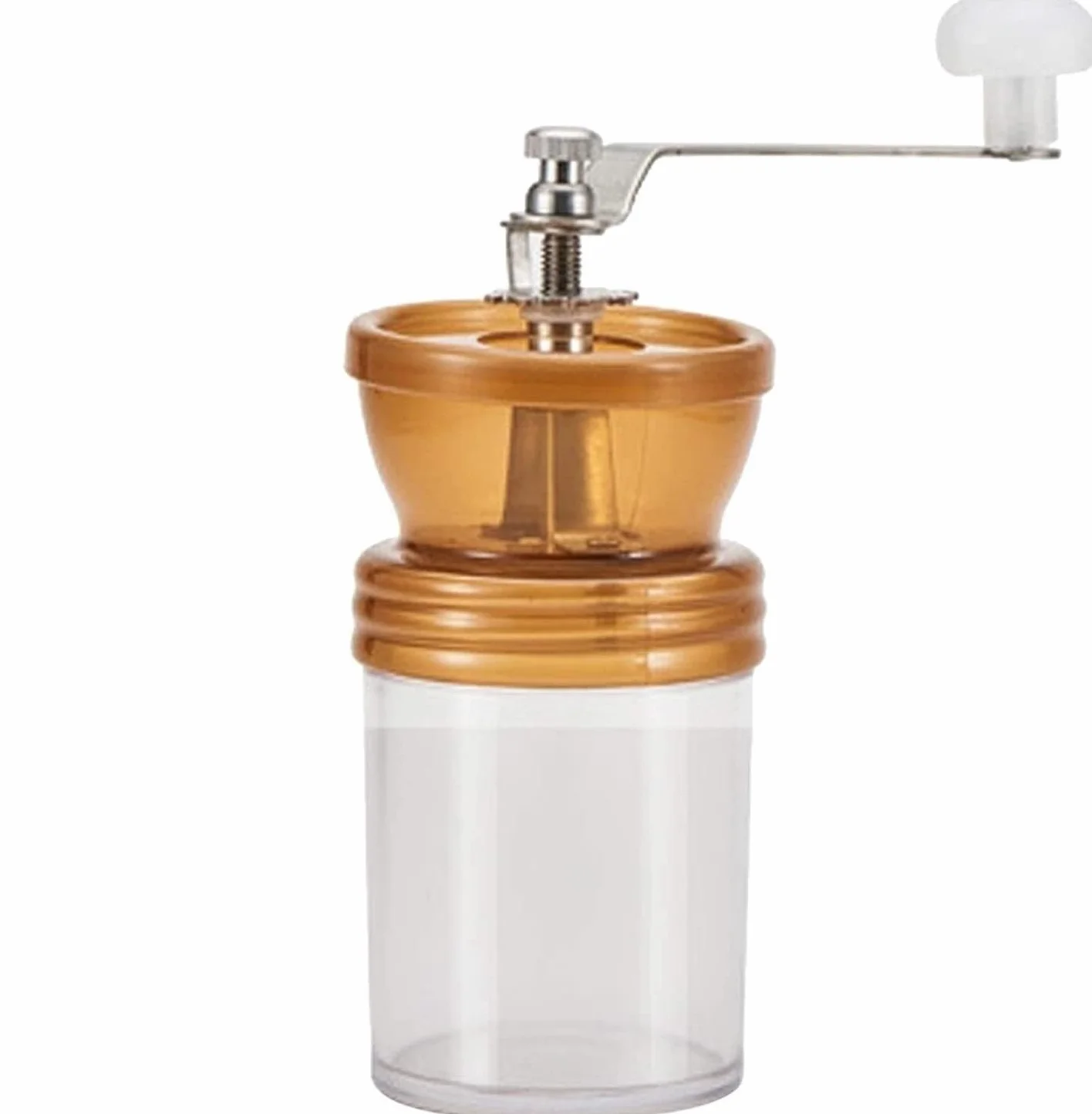 French Press Ręczny Młynek Do Kawy Ze Stali Nierdzewnej Z Korbą Ręczną Fasoli Ręcznie Korbowy Ziarna Dzbanek Kawy