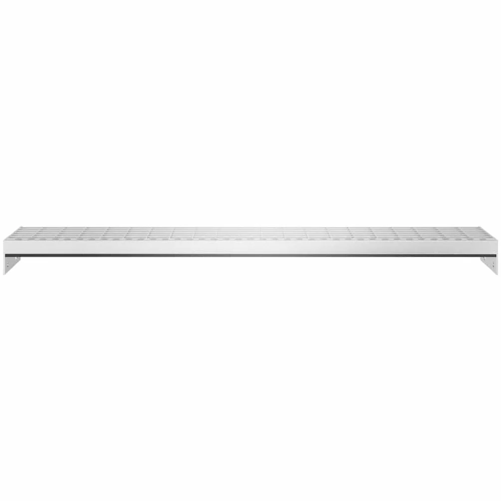 Hothingwell Schody Kraty schodowe 100x24x7 cm Stal ocynkowana | Antypoślizgowy, do użytku wewnątrz na zewnątrz, zintegrowany drenaż, 1 sztuka
