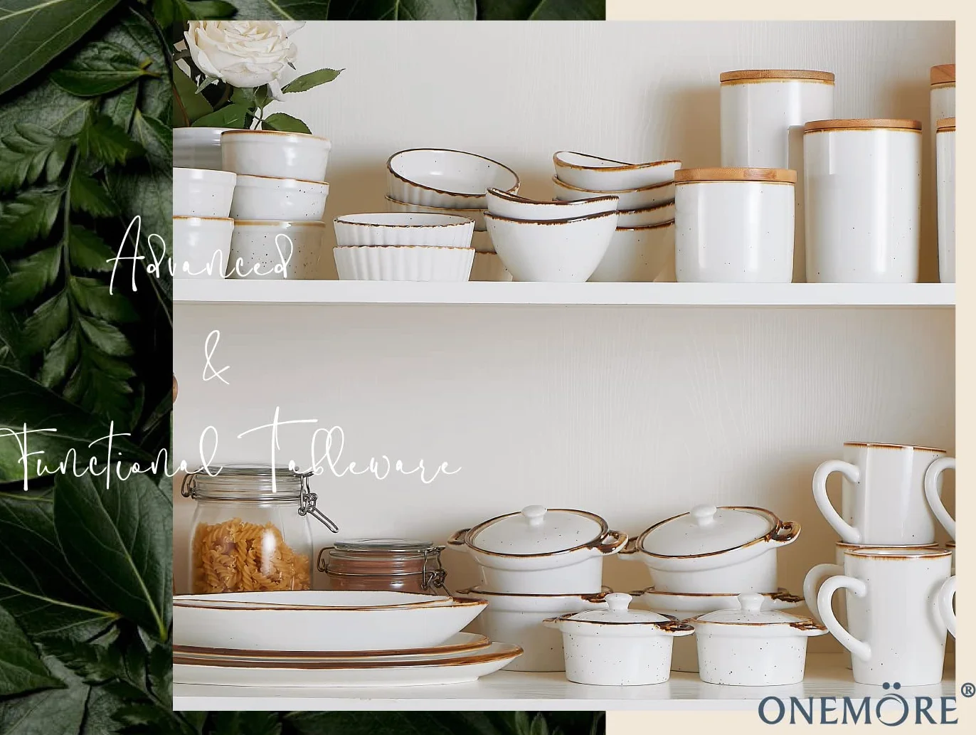 ONEMORE Ceramiczne miski Ramekins 235 ml nadają się do mycia w zmywarce, mini miski na pudding suflet, lody, zestaw 6 szt