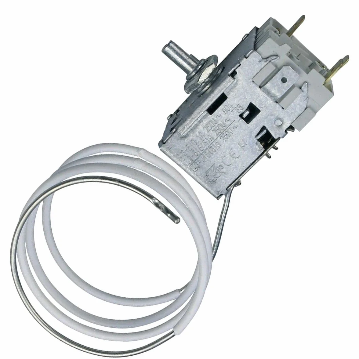 Termostat do lodówki 750 mm rura kapilarna 3 x 6,3 mm AMP Indesit C00038640
