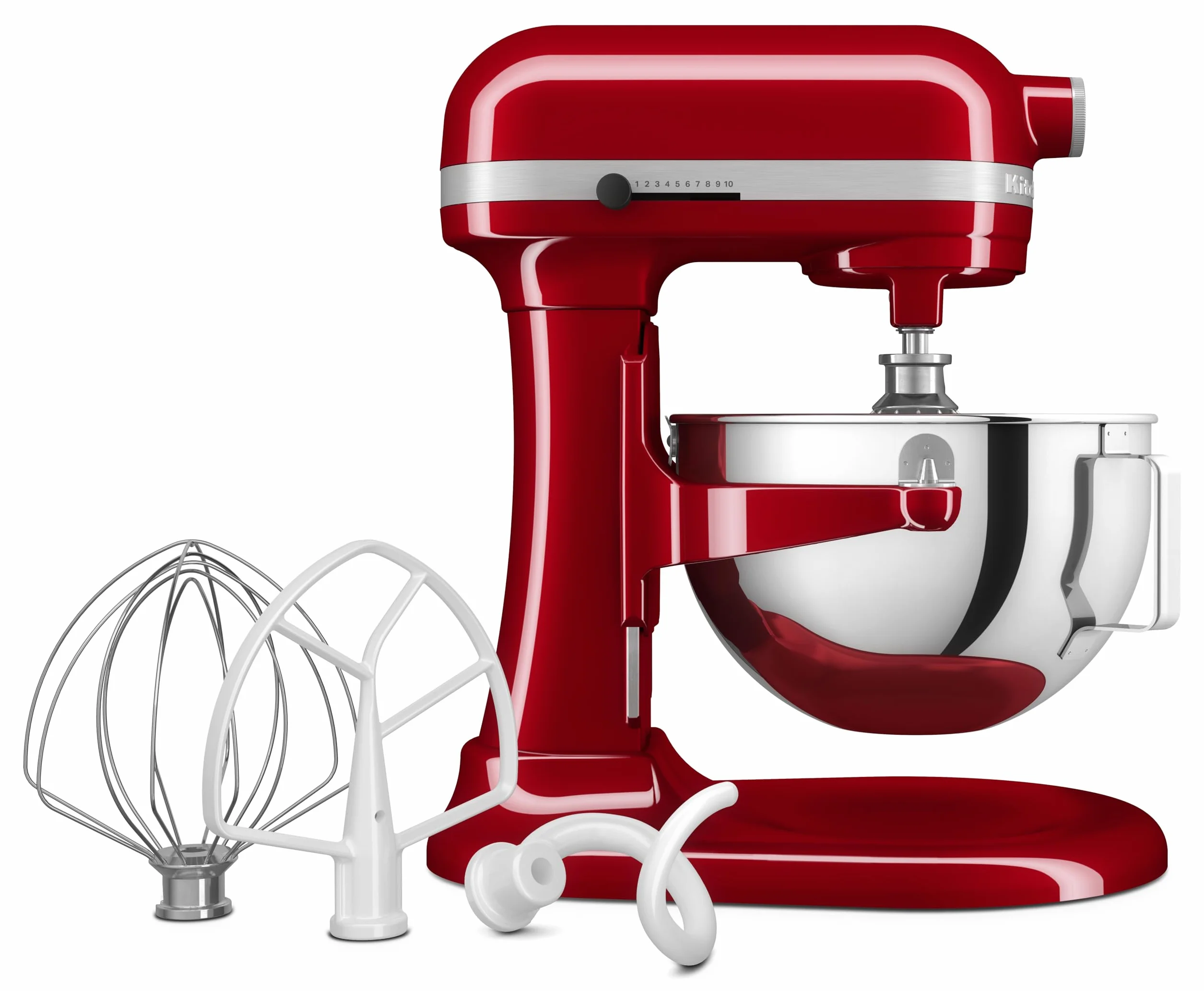 KitchenAid Heavy DUTY planetarna z podnoszoną miską o pojemności 5,2 l – czerwony IMPERIAL 5KSM55SXXEER