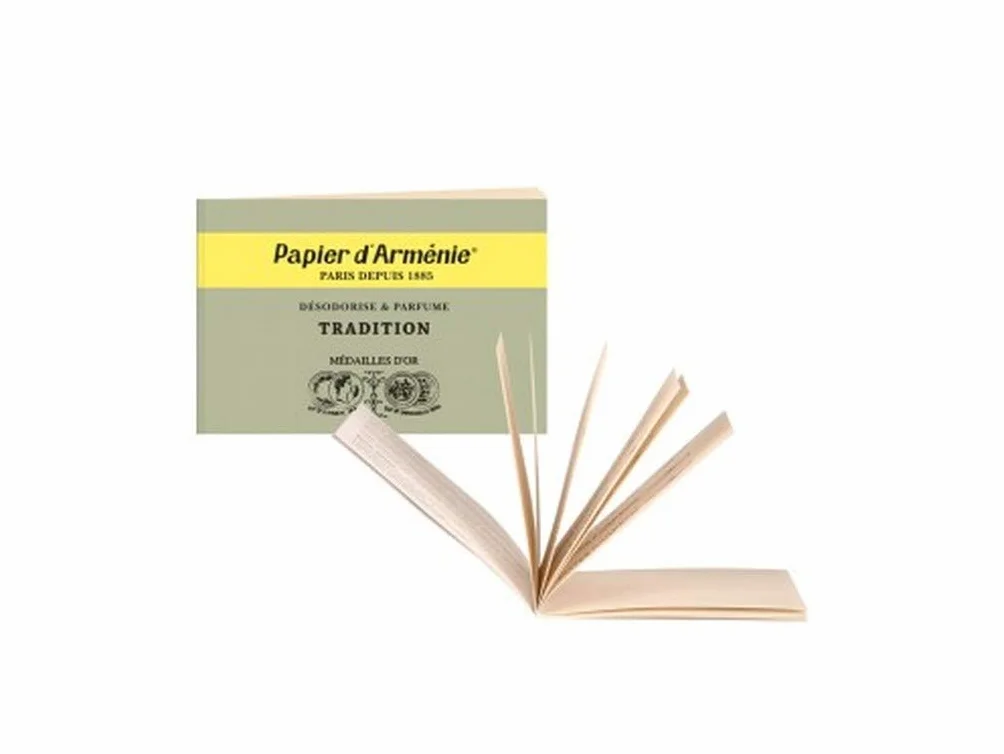 Papier d'Armenie 1 blok z 12 stronami łącznie 36 pasków