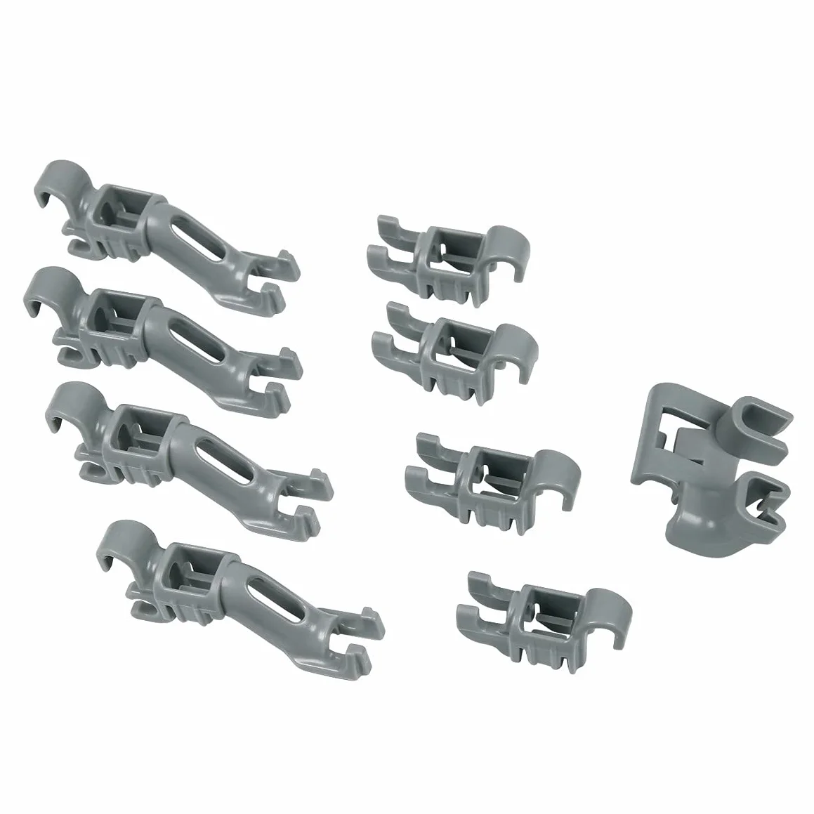 Bosch Siemens 632372 00632372 ORYGINALNY ZESTAW Mocowanie Klamra Wkład koszykowy Kolec Składany Uchwyt talerza Uchwyt na talerz Zmywarka również Balay Blaupunkt Constructa Gaggenau Küppersbusch Neff