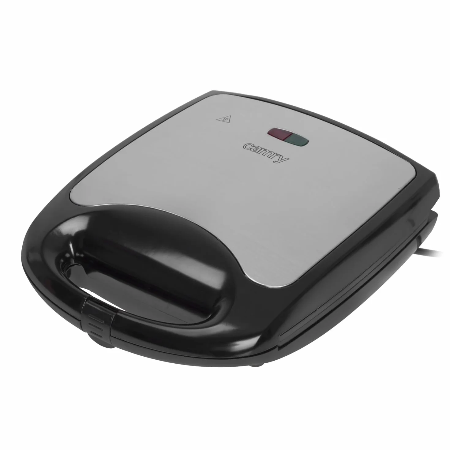 Adler Toster Sandwich XL o mocy 1100 W CR 3023, srebrny, czarny