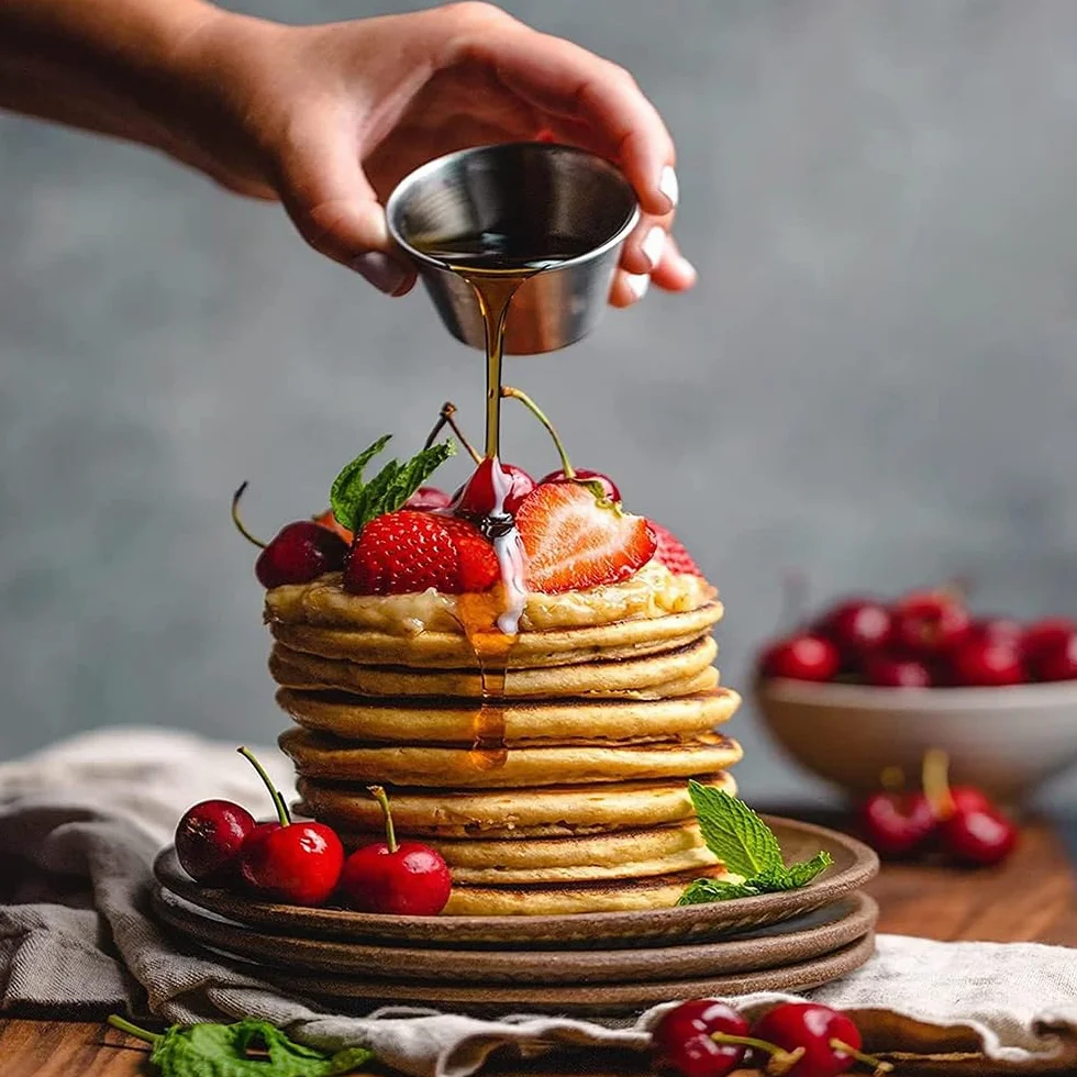 Royal Kitchen - Indywidualny Flaner ze Stali Nierdzewnej - Okrągła Forma na Flan, Budyń. - Zestaw 12 sztuk - Ø 7 cm